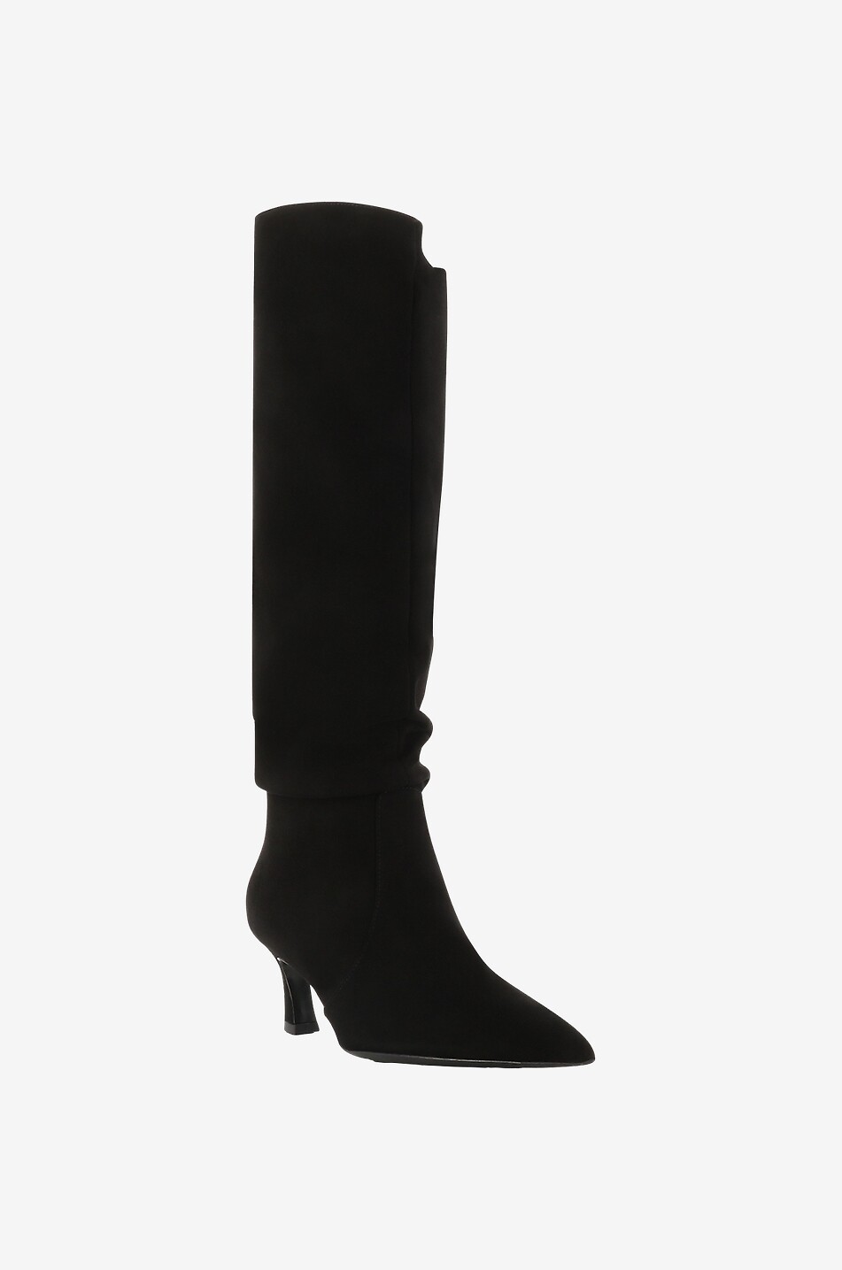 BONGENIE Wildlederstiefel mit kleinem Absatz Austin Damen SCHWARZ 1