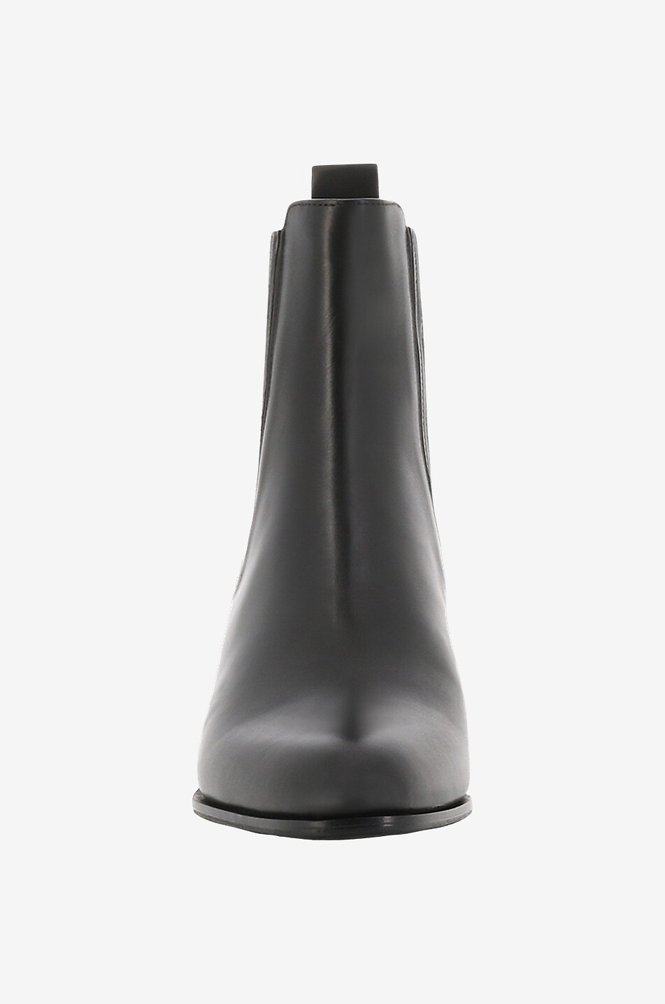 BONGENIE Cody smooth leather ankle boots with small heels Women BLACK 2