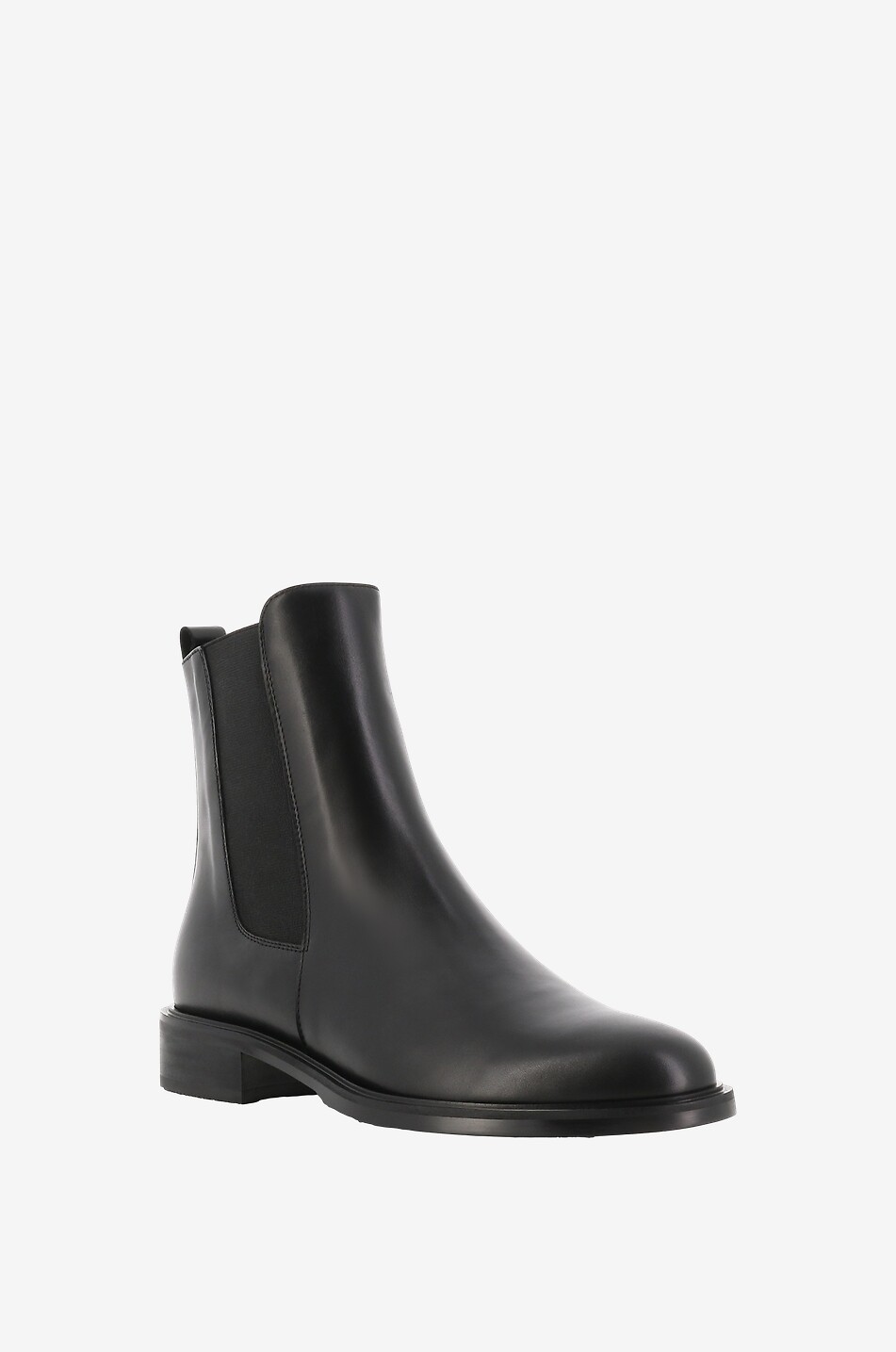Smooth leather chelsea ankle boots