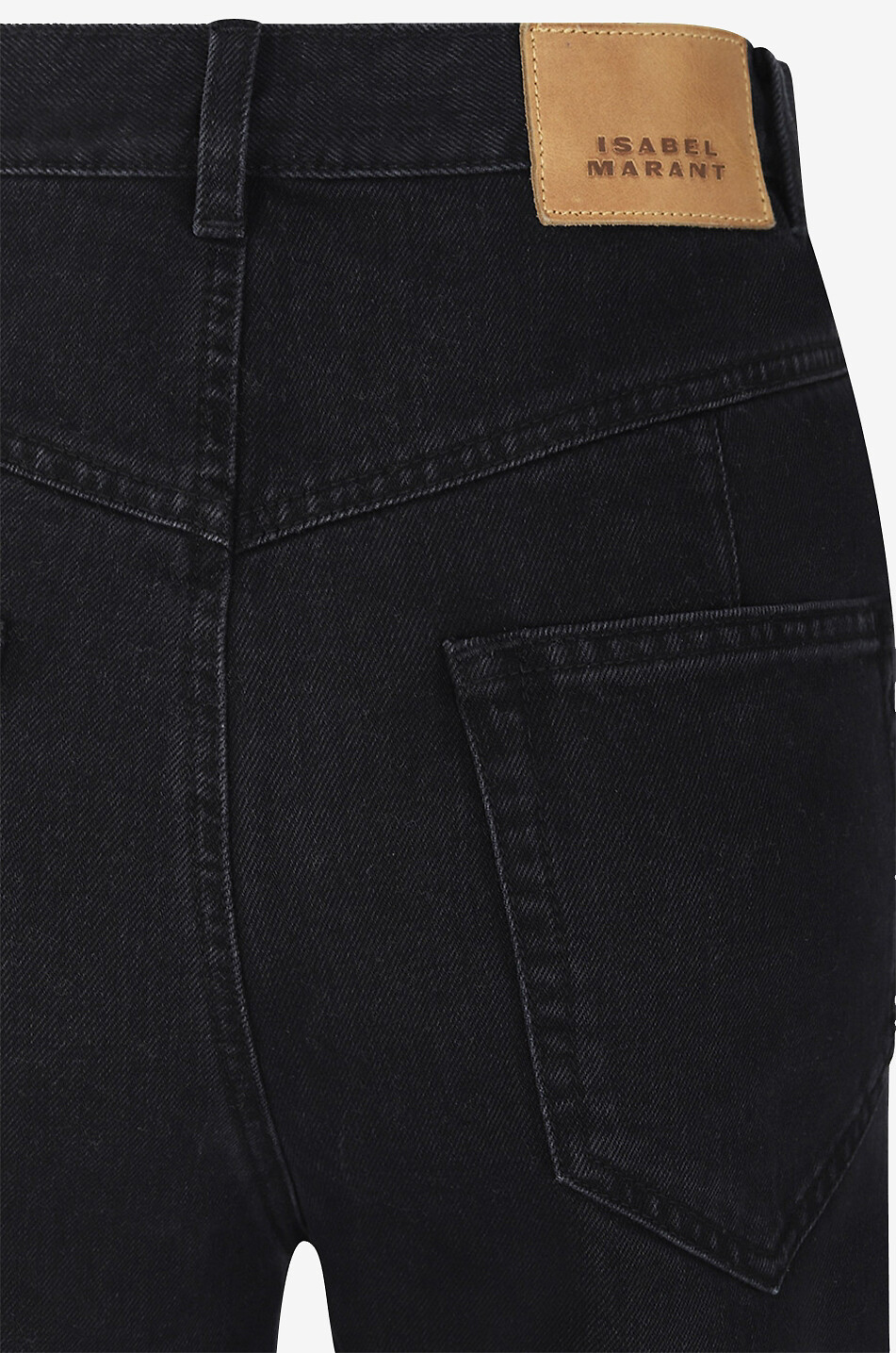Gerade verkürzte Jeans mit hohem Bund Dilali