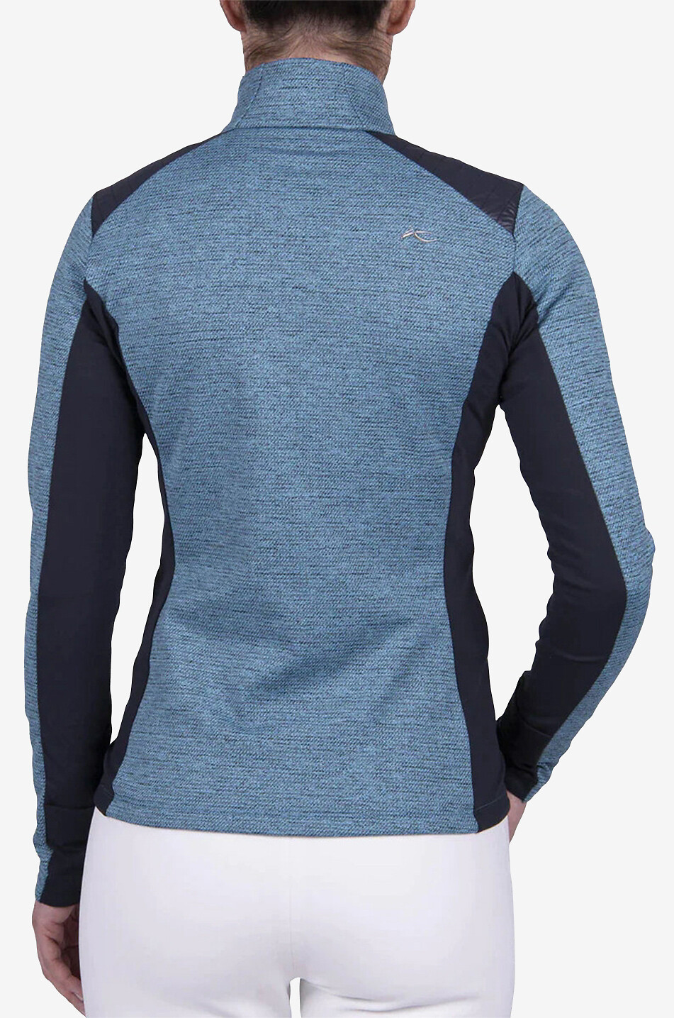 KJUS Leichte Materialmix-Jacke Radun Damen DUNKELBLAU 3