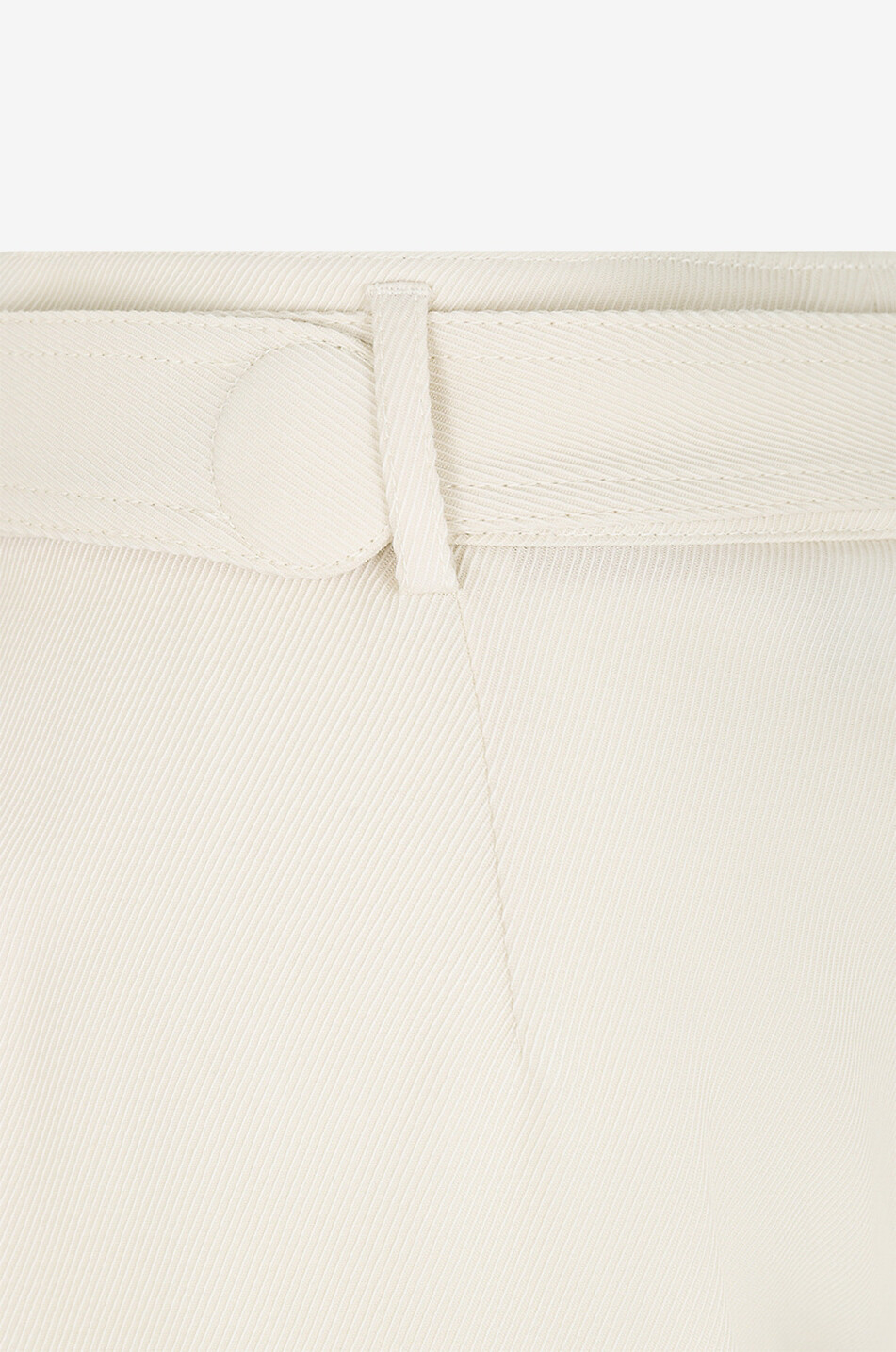 Fred wool twill carrot trousers