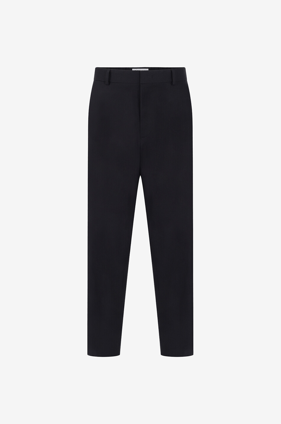Cotton twill tapered trousers