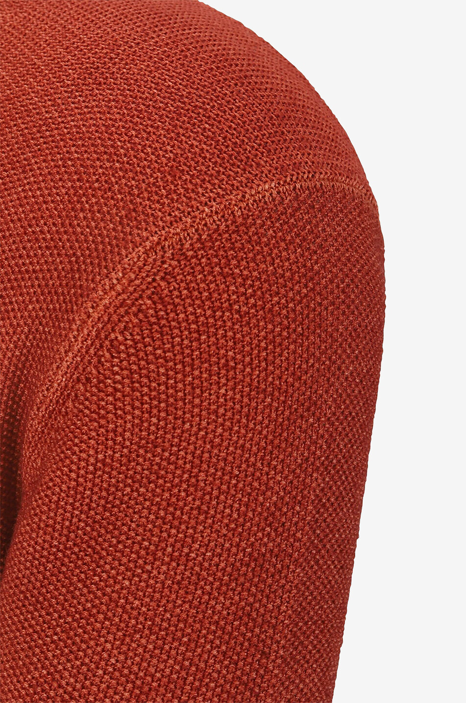 GRAN SASSO Pull point de riz en laine à col rond Homme ORANGE MOYEN 3