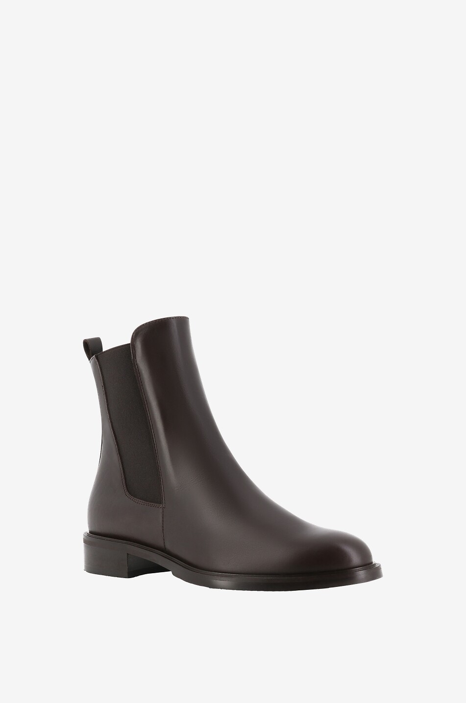 BONGENIE Smooth leather chelsea ankle boots Women BROWN 1