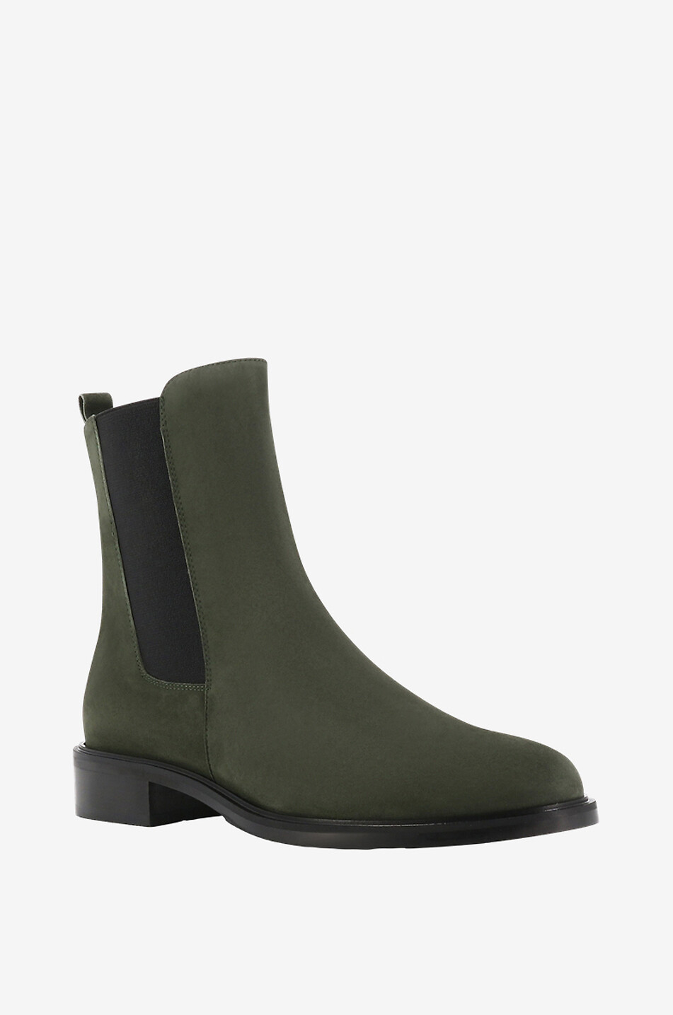 BONGÉNIE Bottines chelsea en daim Femme KAKI 1