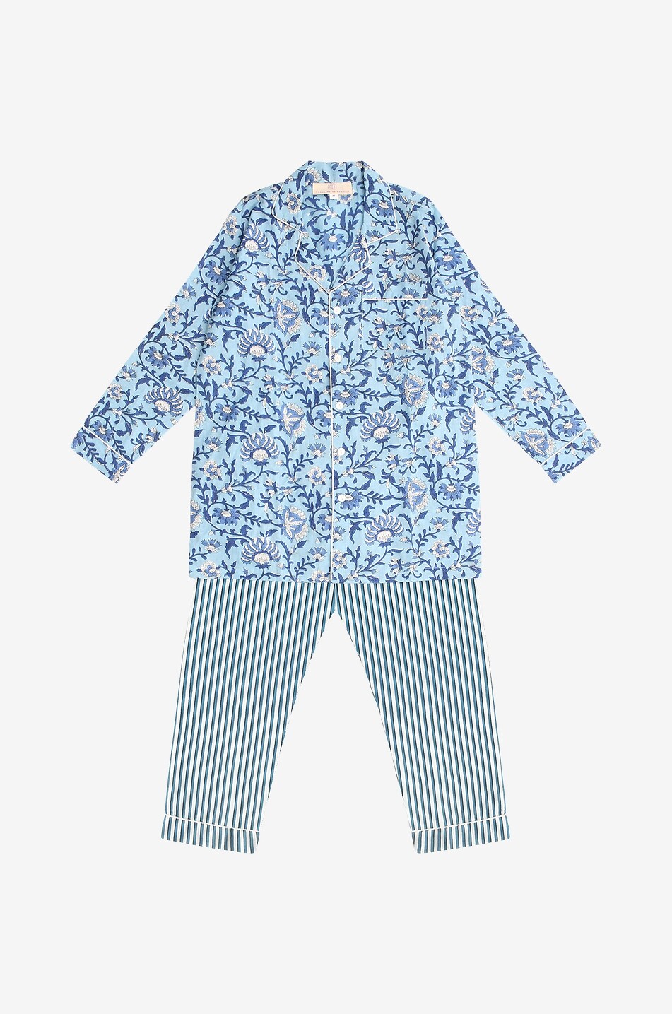 Ensemble de pyjama en coton pour fille Fleuri