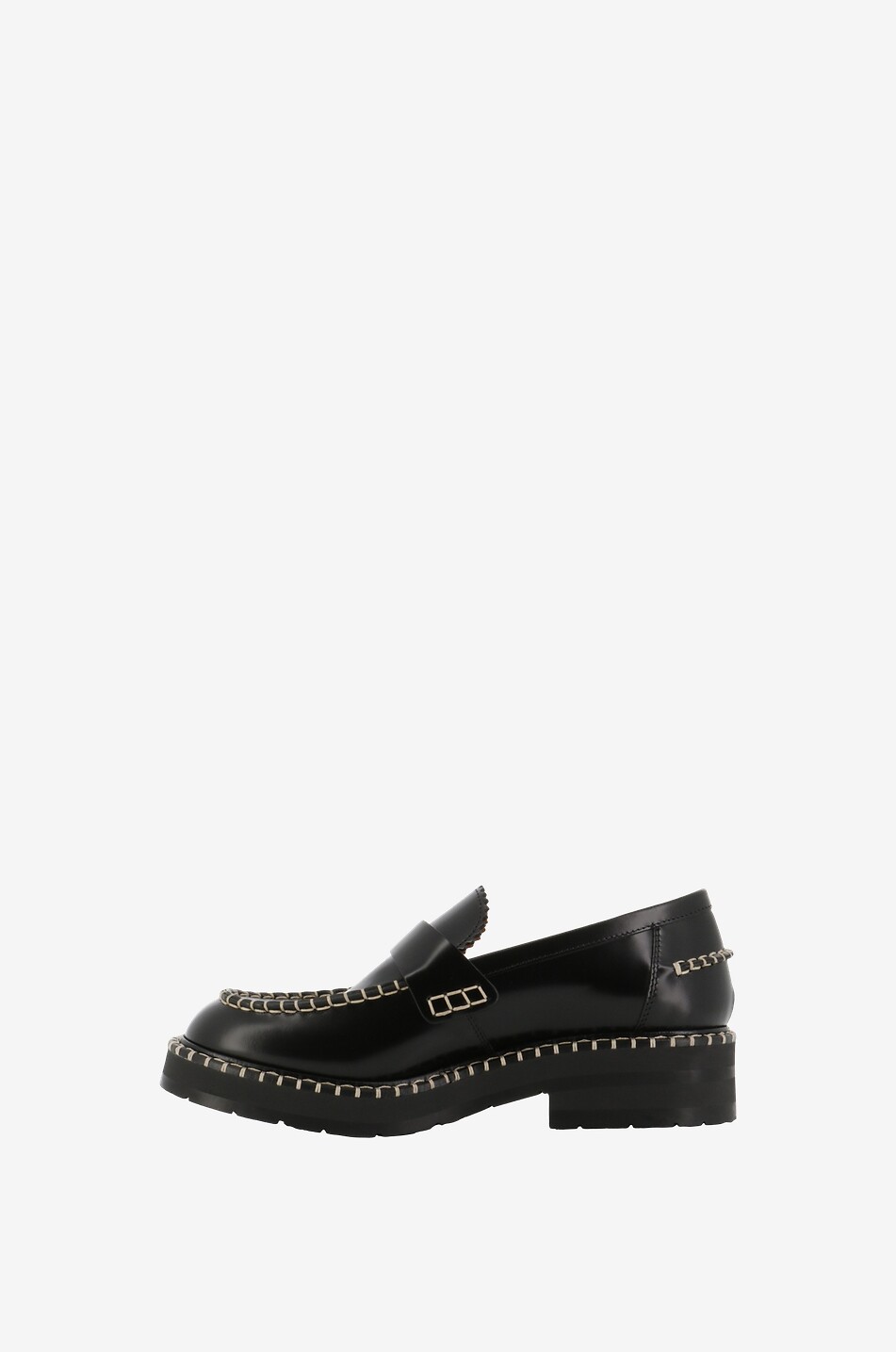 Noua brushed smooth leather loafers