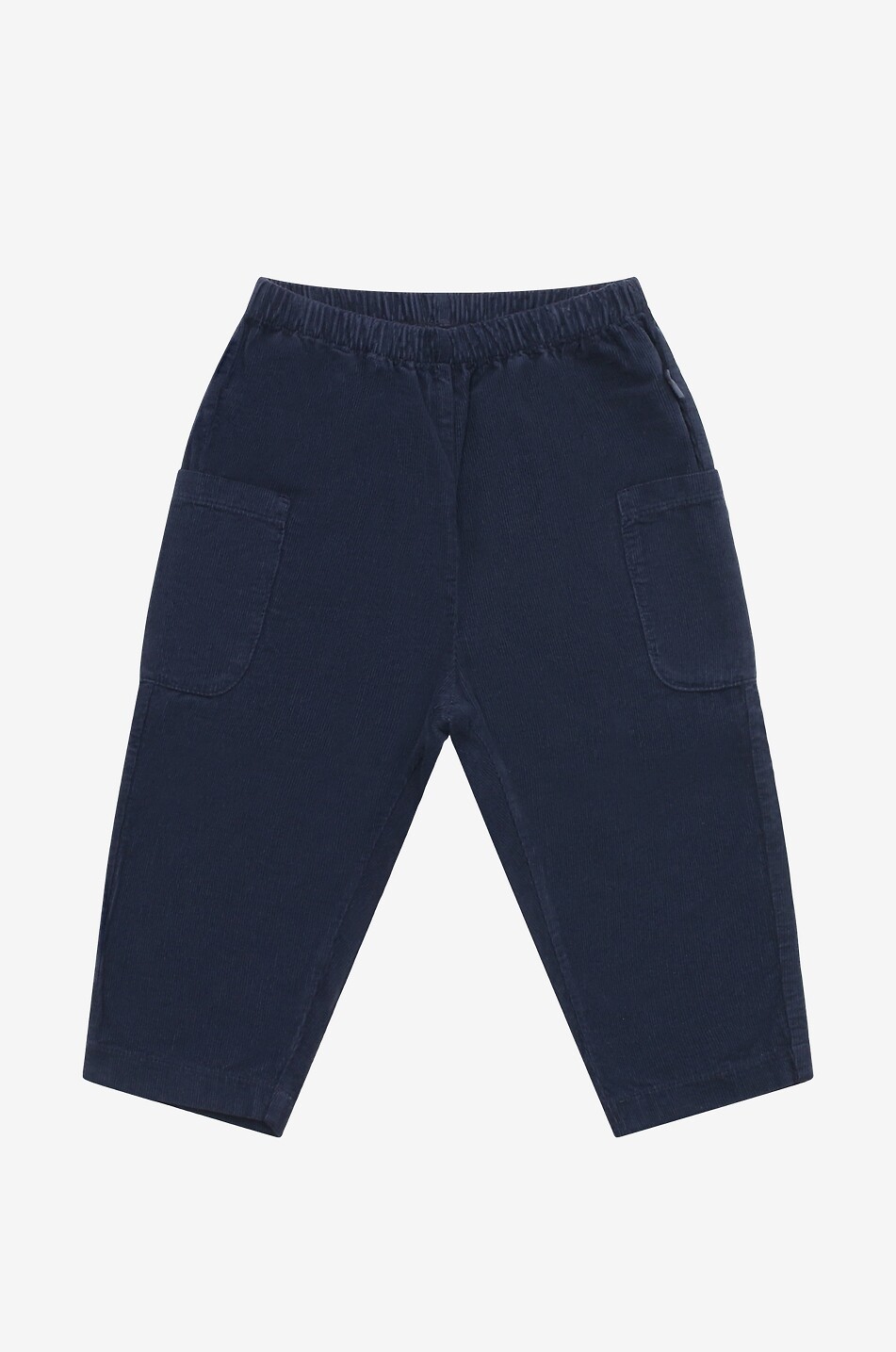 TEDDY & MINOU Baby-Cargohose aus Cordsamt Baby DUNKELBLAU 1