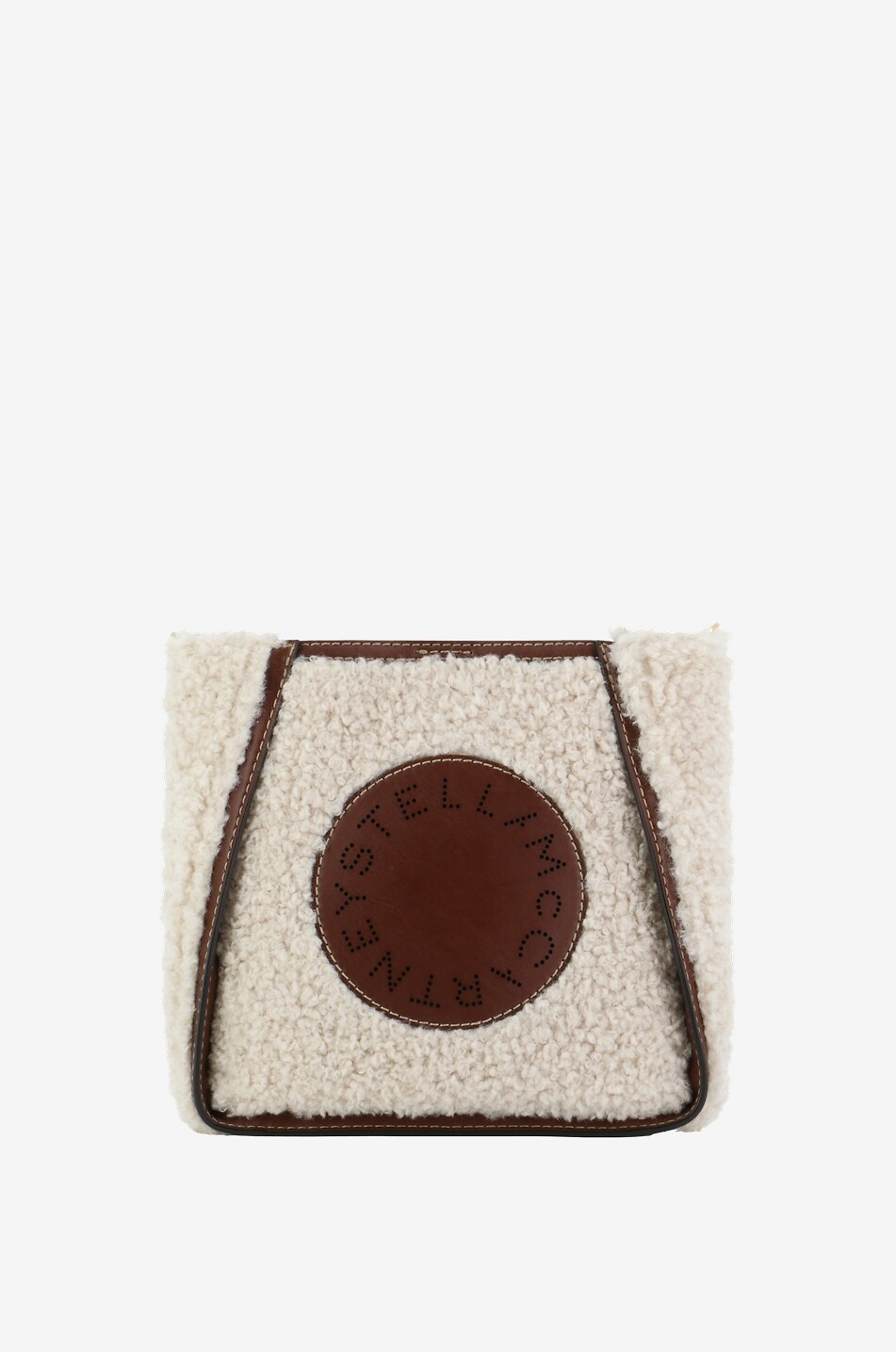 STELLA McCARTNEY Schultertasche Stella Logo Teddy Damen BEIGE 1