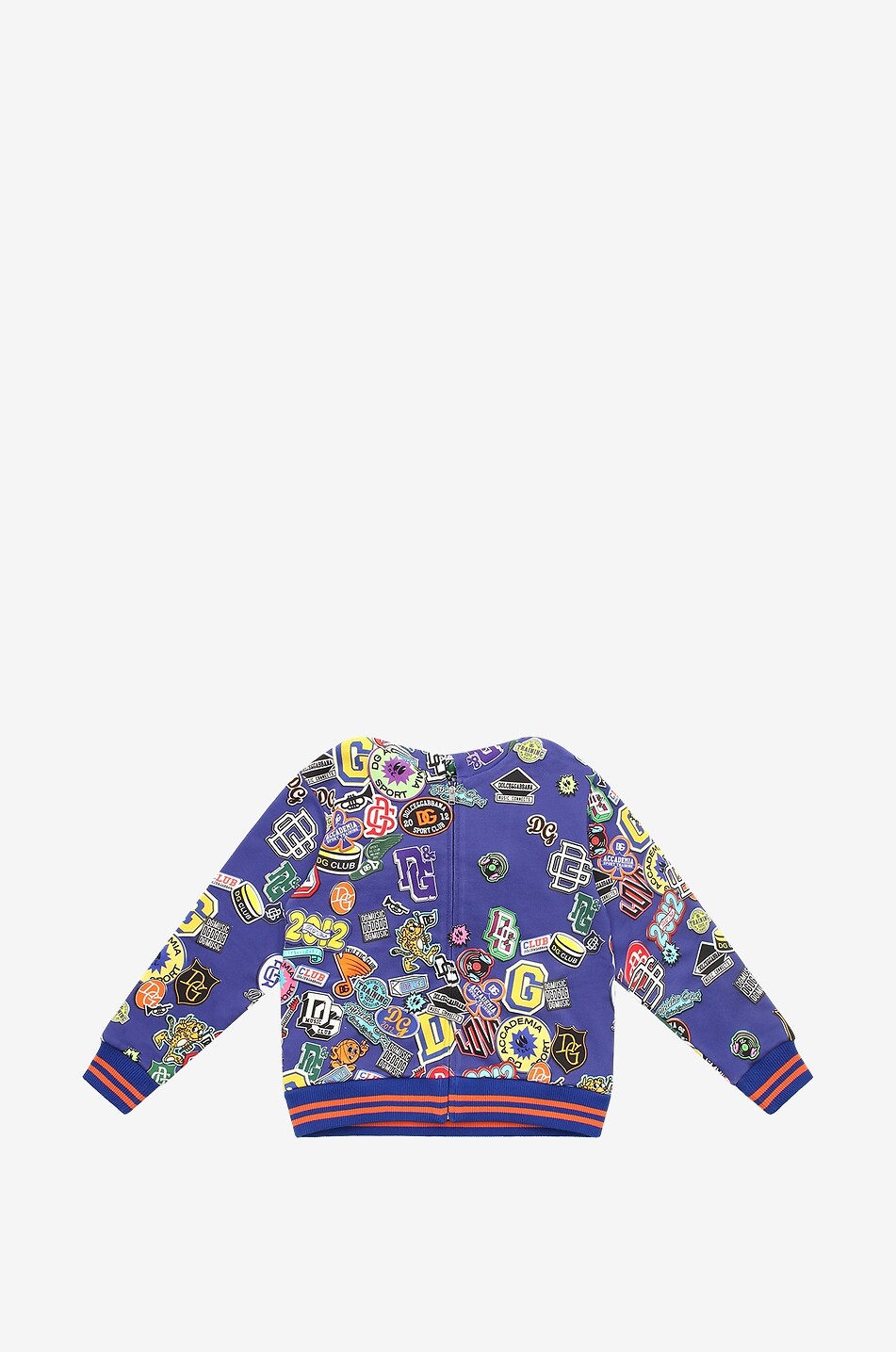 DG Stickers hooded boy's full-zip sweatshirt