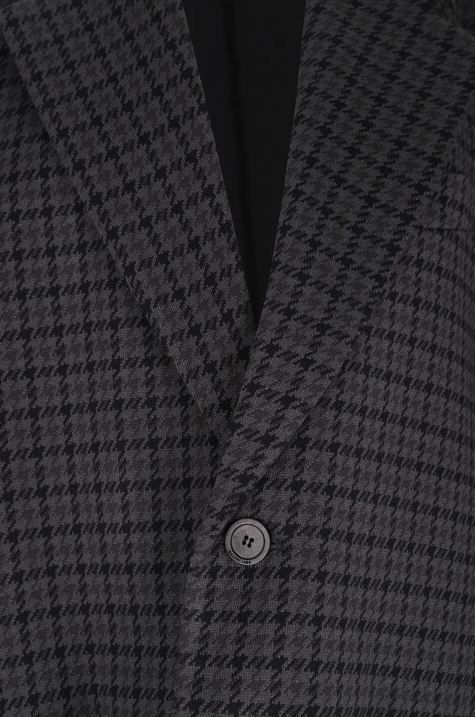 BALENCIAGA Oversize-Strickblazer mit Hahnentritt Tailored Herren GRAU 3