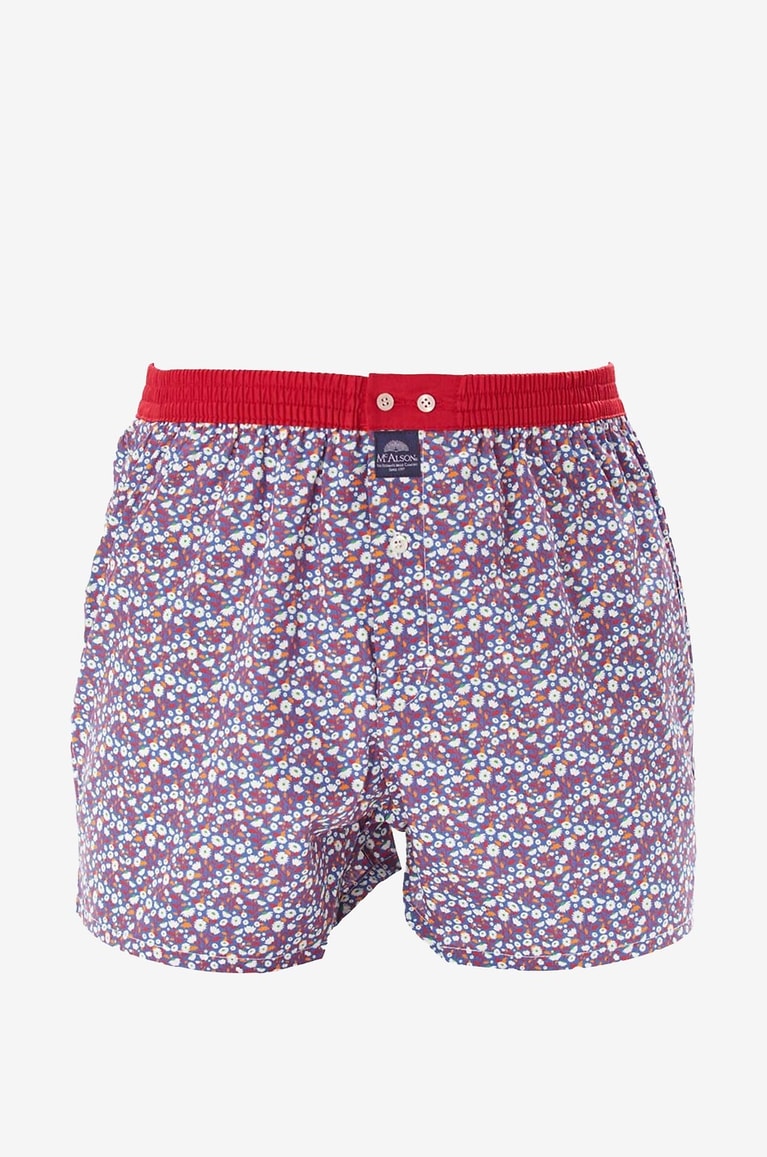 MC ALSON Boxershorts aus Baumwolle Herren ROT 1