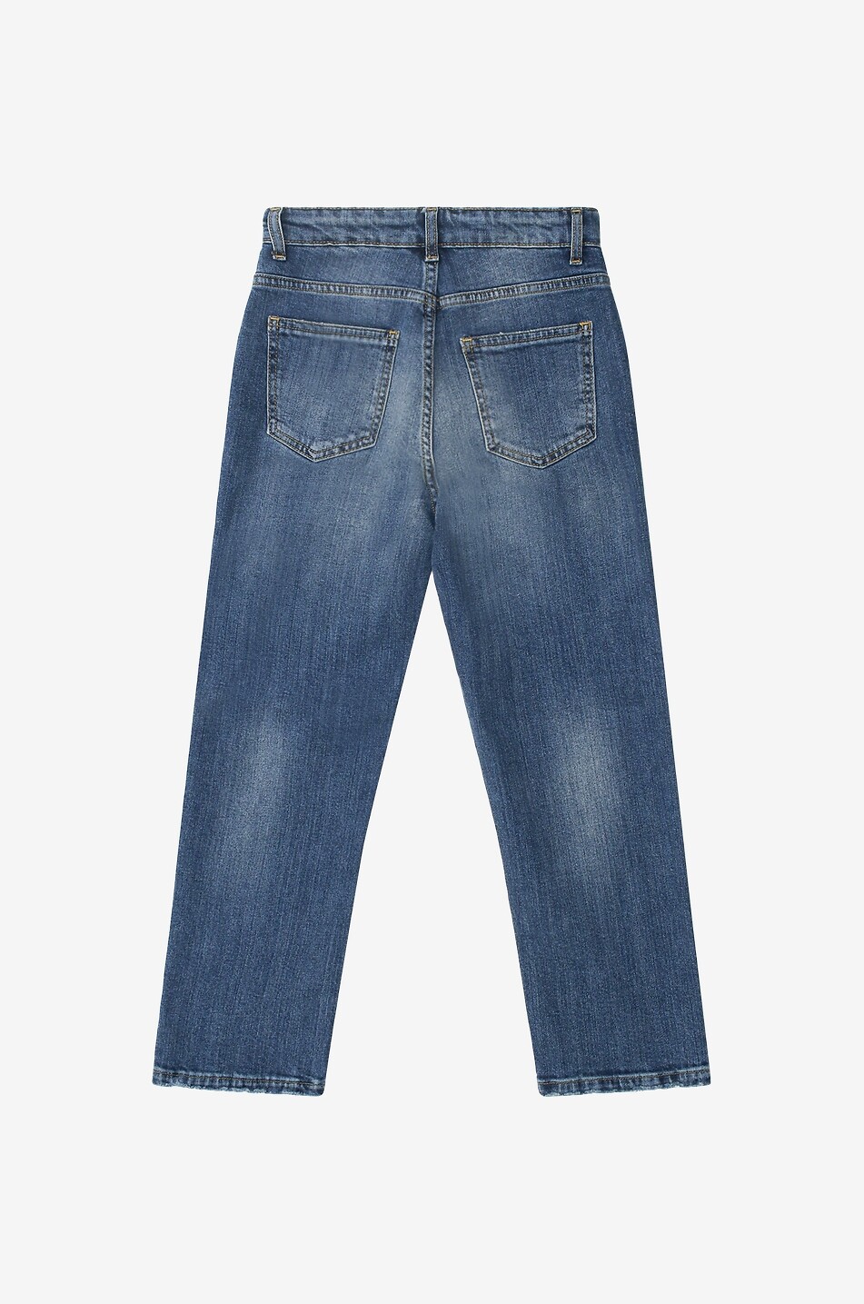 GOLDEN GOOSE Yao Medium Wash straight-leg boy's jeans Boy BLUE 2