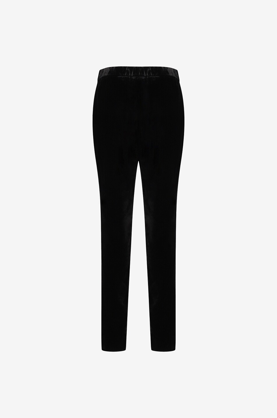 AKRIS PUNTO Pantalon skinny esprit jogging en velours Mike Femme NOIR 2