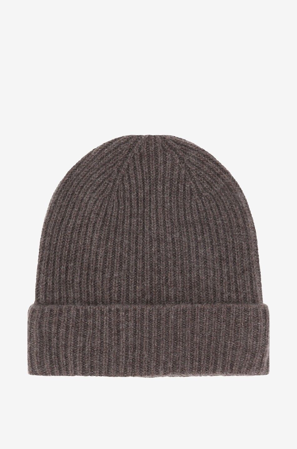 BONGENIE Cashmere rib knit beanie Women BROWN 1