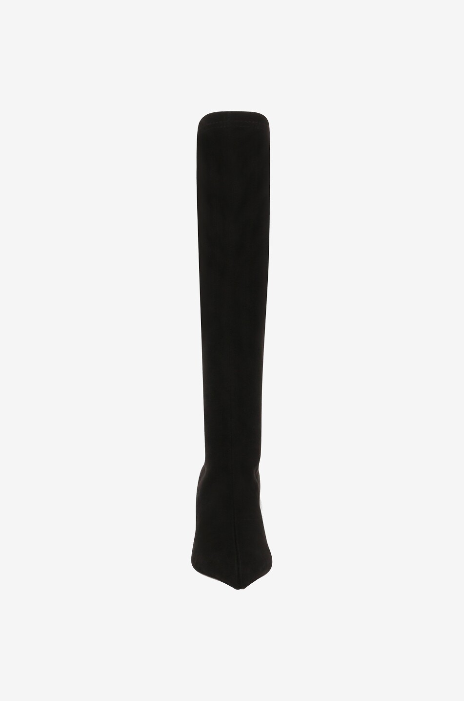 RODO Stiefel aus Wildleder mit Absatz Damen SCHWARZ 2