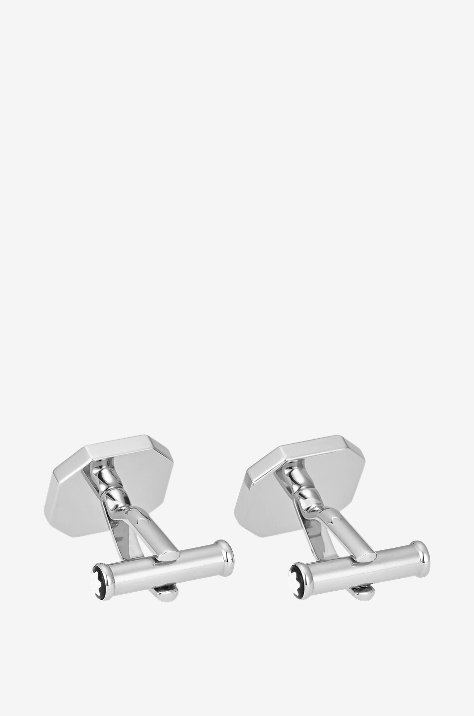 Boutons De Manchette Rondtree & Yorke Design Noir Et Argent - Neufs Sans Emballage, Unisexe