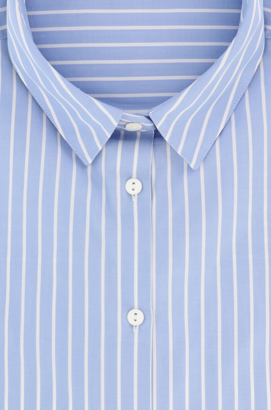 Chemise rayée à manches longues en coton Fionetta