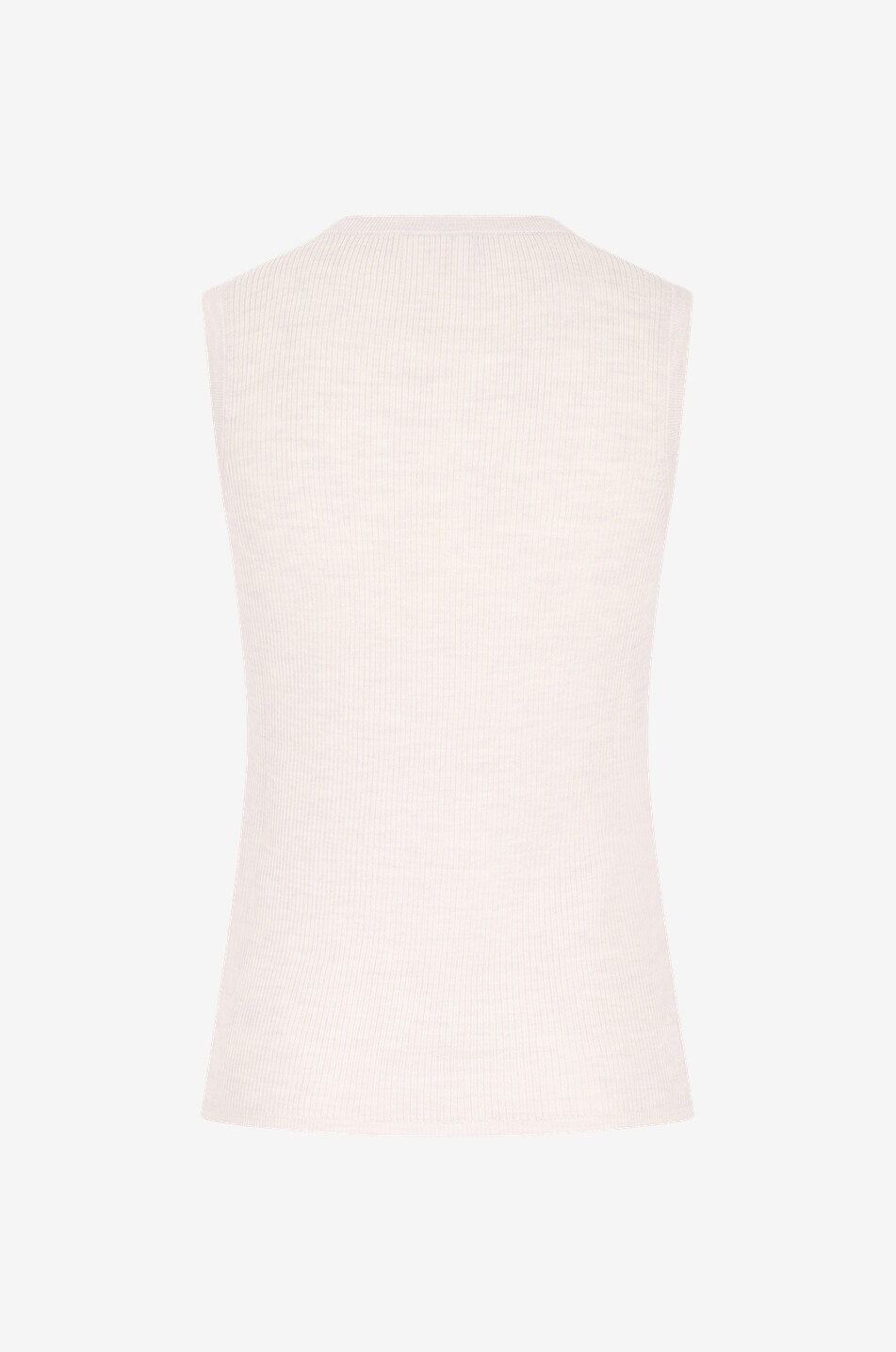 BONGENIE Feines Rippstrick-Tanktop Damen CREMEFARBEN 2