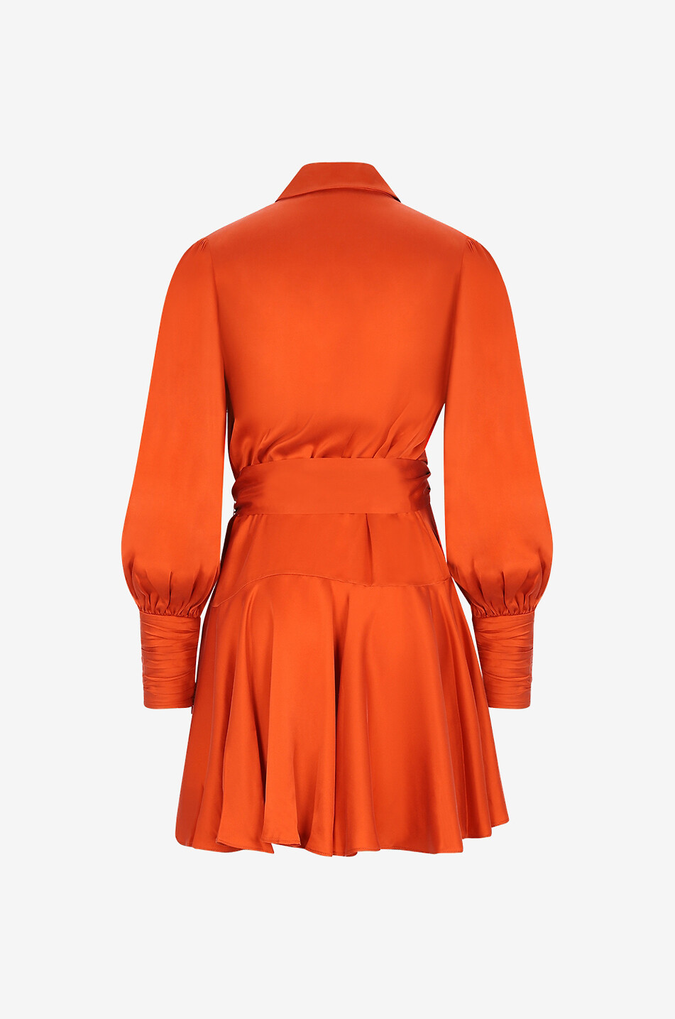 Miniwickelkleid aus Seide