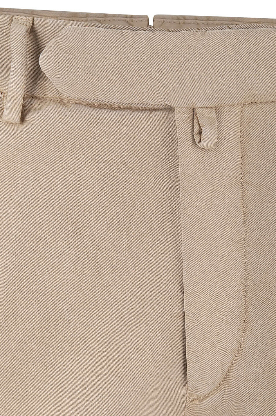 B SETTECENTO Slim fit cotton and wool chino trousers Men BEIGE 3