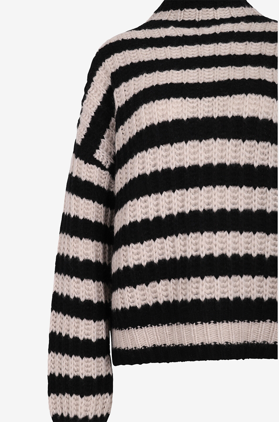 HEMISPHERE Pull boxy en maille côtelée épaisse à rayures Femme MULTICOLORE1 3