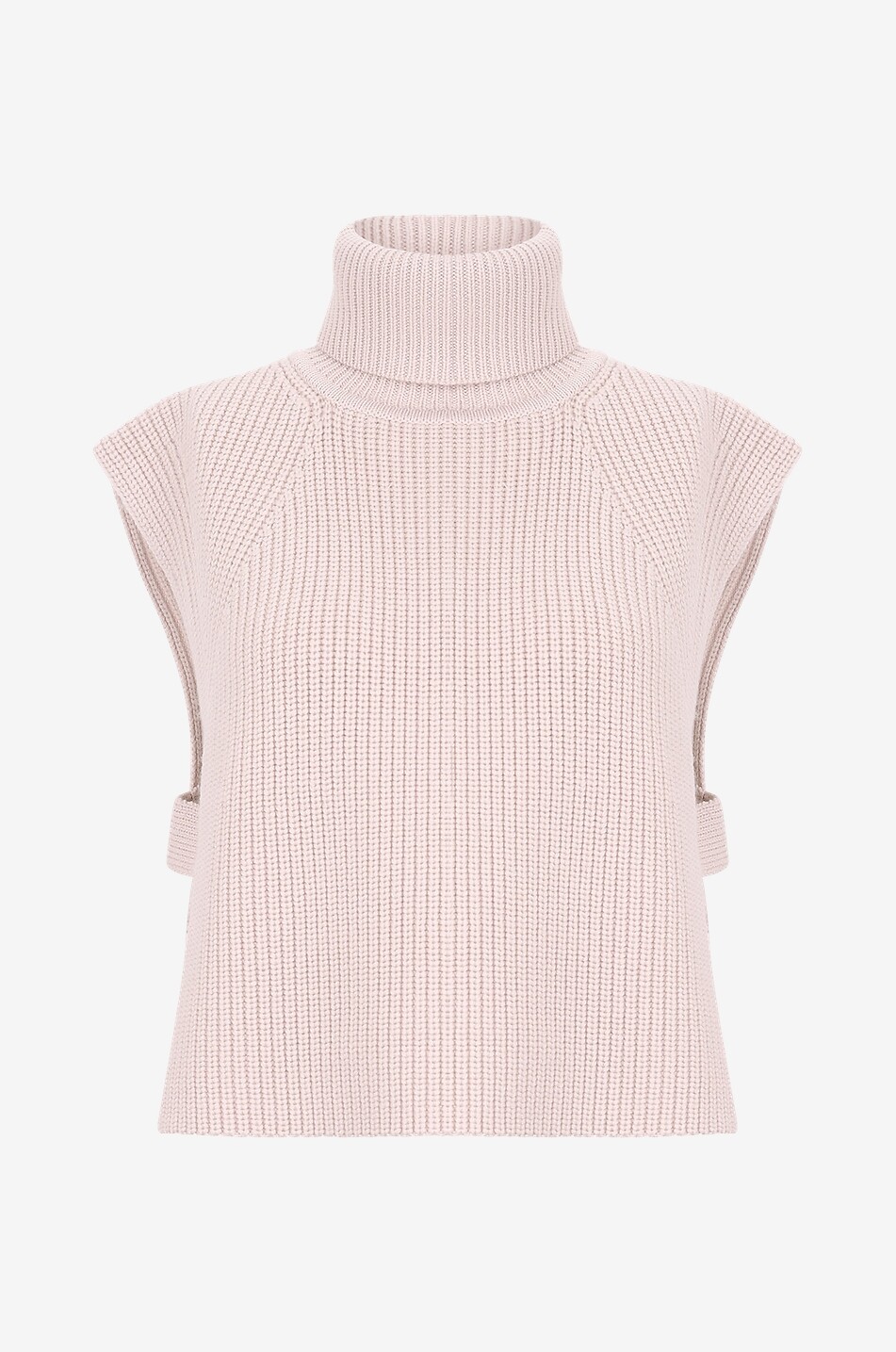 MARANT ETOILE Pullunder mit Seitenschlitzen und Rollkragen Megan Damen CREMEFARBEN 1