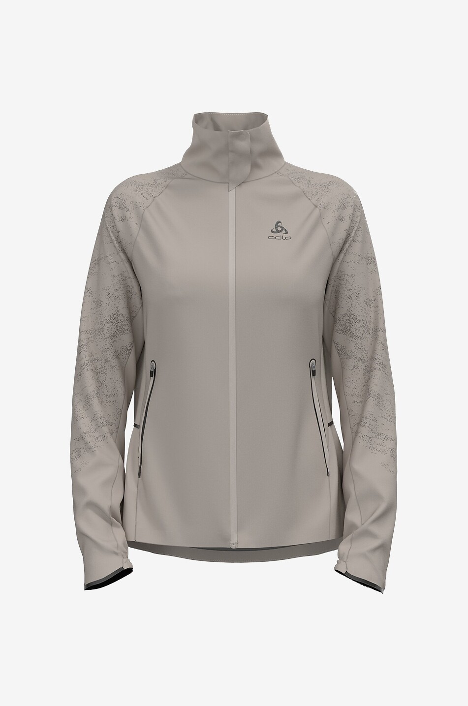 Grey reflective running jacket best sale