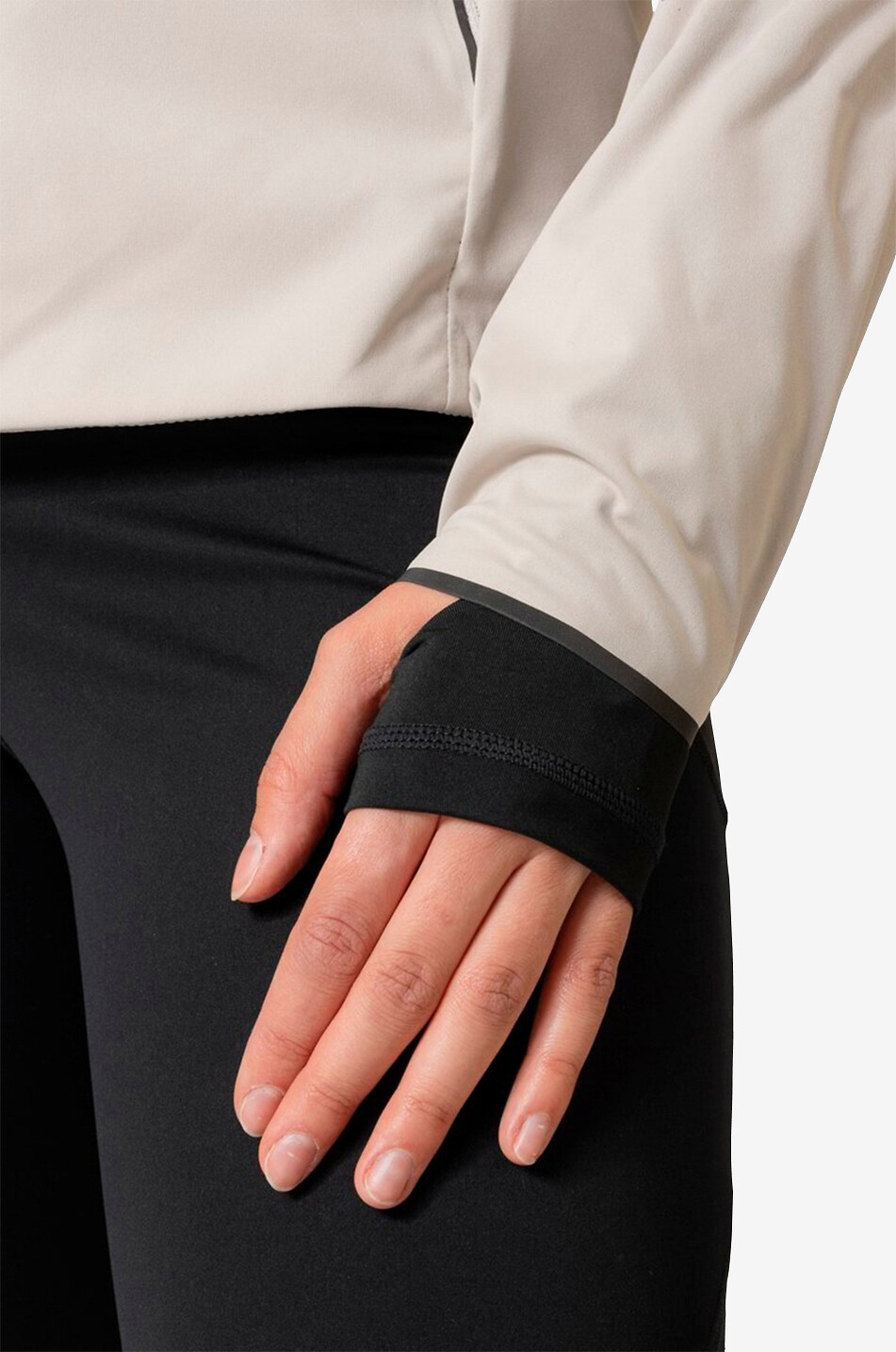 ODLO Lichtreflektierende Laufjacke The Zeroweight Pro Warm Damen GRAU 4