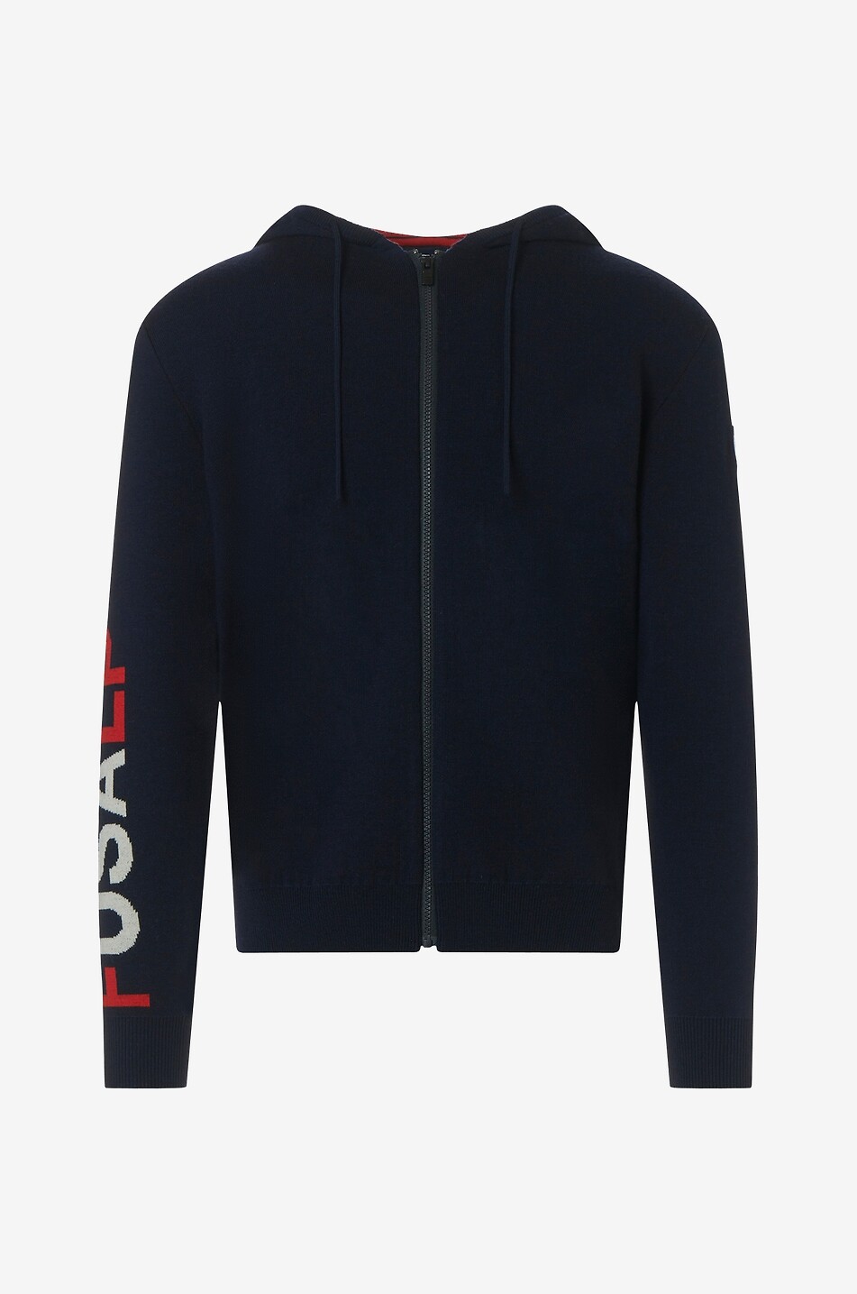 FUSALP Terence full-zip hooded cardigan Men DARK BLUE 1