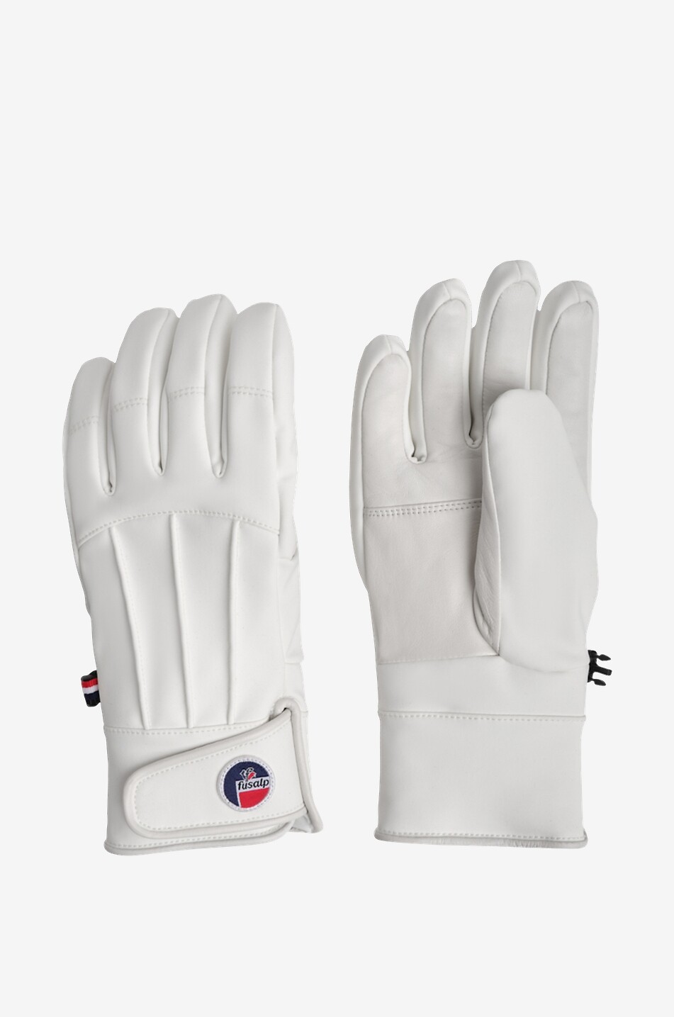 Gants de ski en cuir et tissu technique Glacier