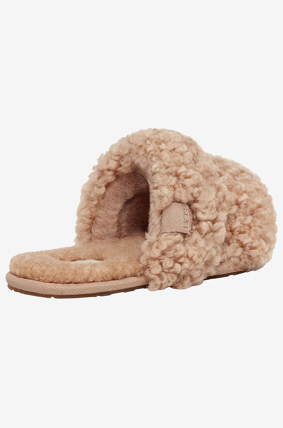 UGG W Maxi Curly Scuffetta open slides Women BEIGE 5