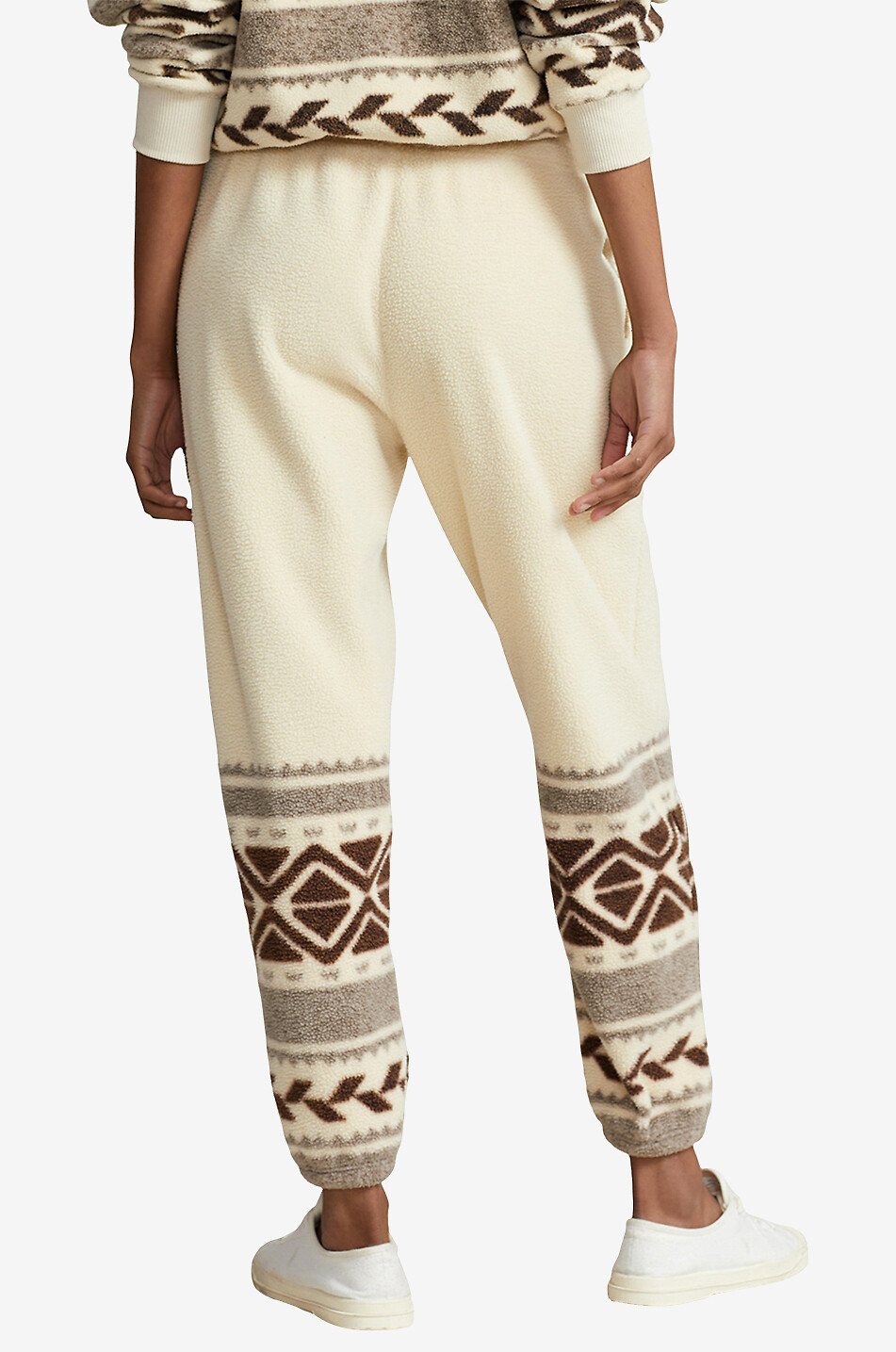 POLO RALPH LAUREN Pantalon de jogging en polaire à motifs ethniques Femme MULTICOLORE 3