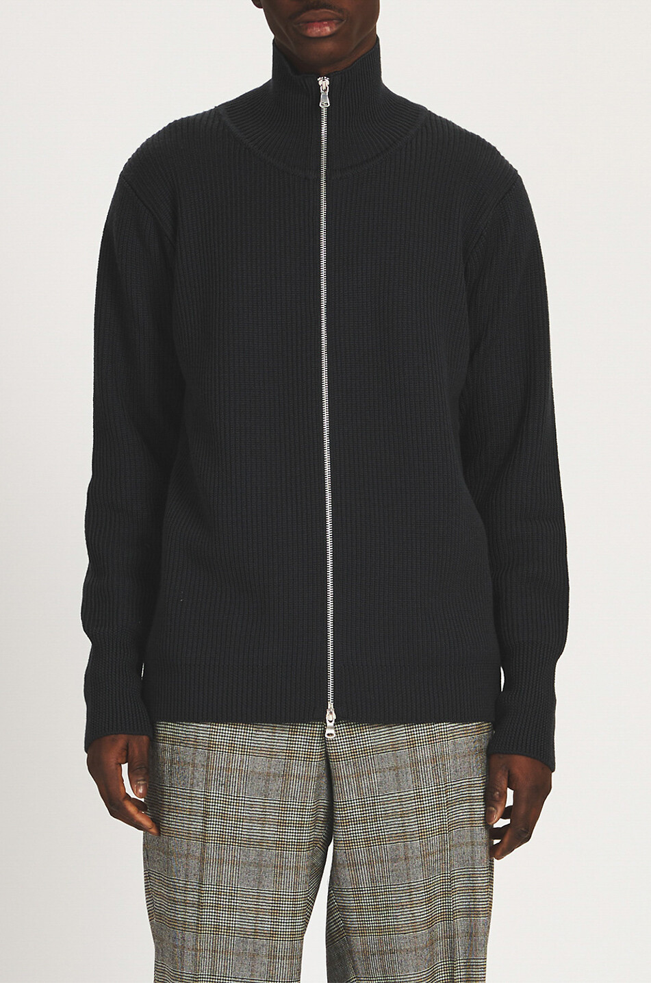 BARENA VENEZIA Dori Cruna ribbed full-zip cardigan Men Colourless 3