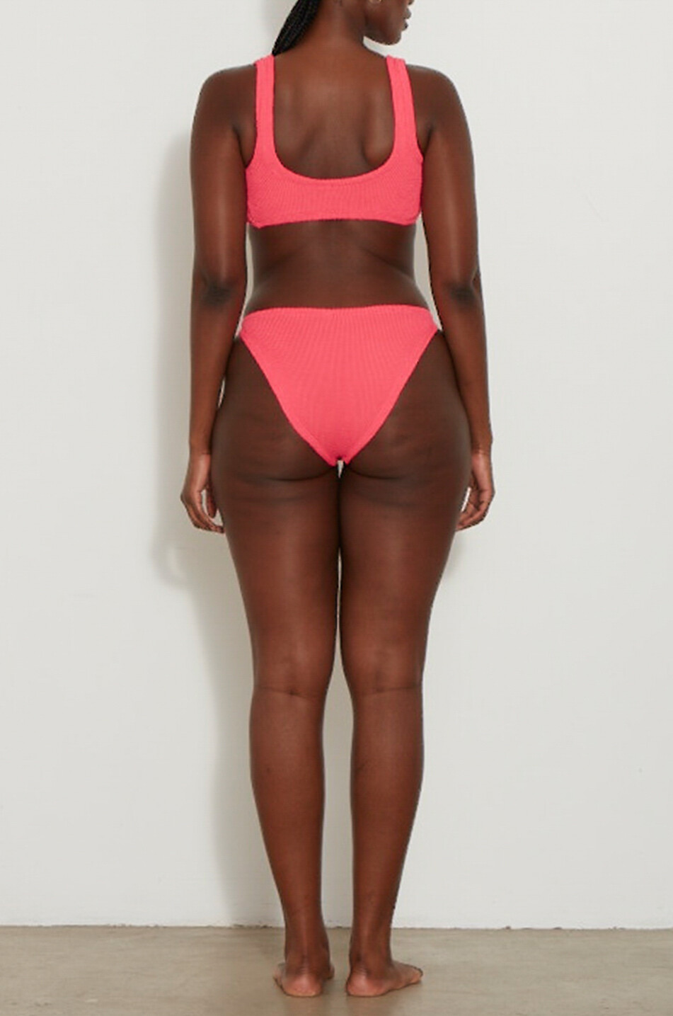 HUNZA G Juno two-piece swimsuit Women PINK 4