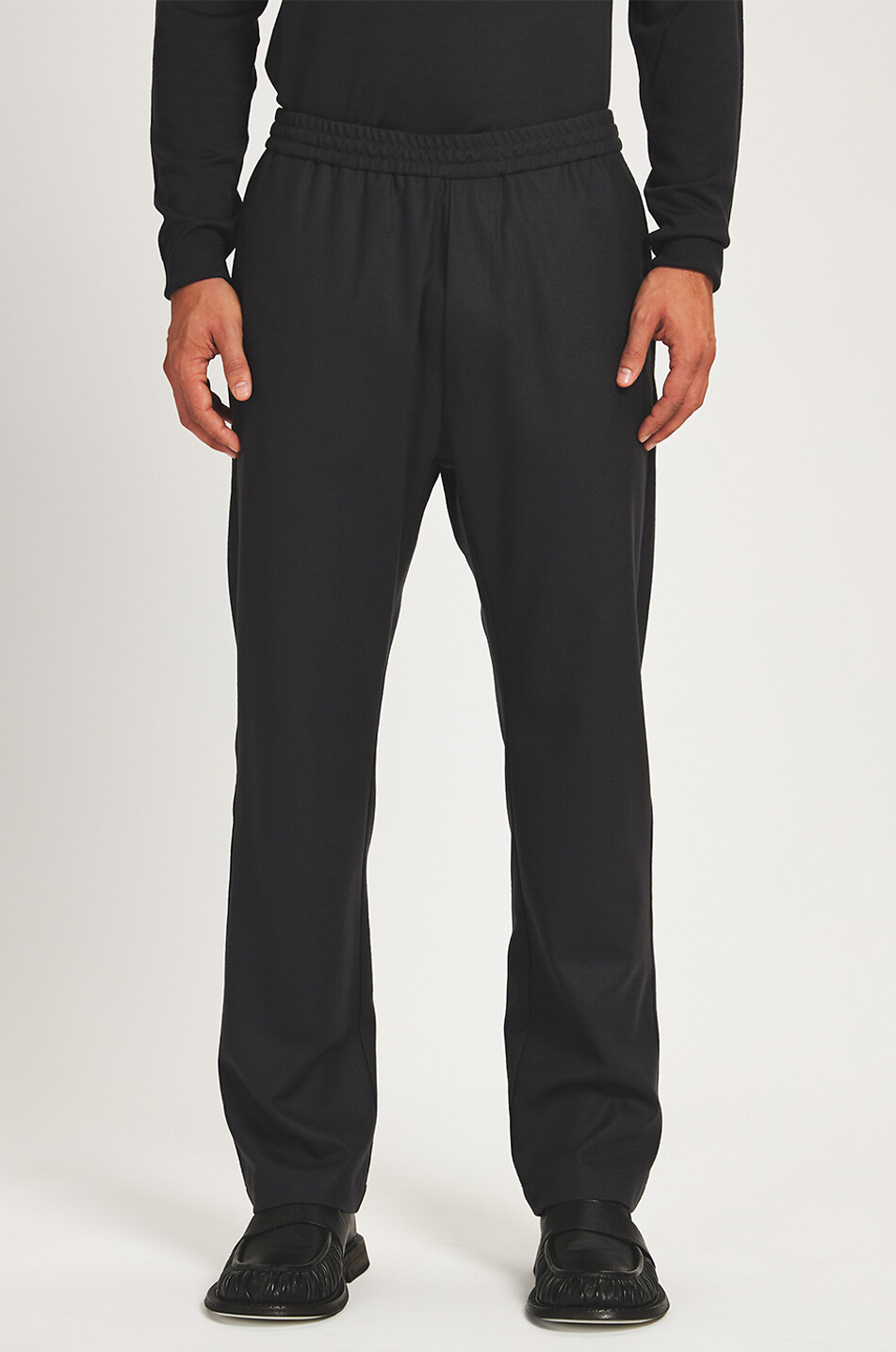 BARENA VENEZIA Pantalon droit en sergé de laine Riobarbo Frare Homme Incolore 3