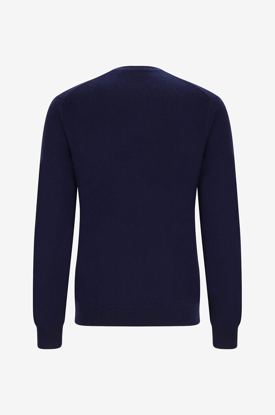COMME DES GARCONS SHIRT Feiner Rundhalspullover aus Wolle Herren DUNKELBLAU 2