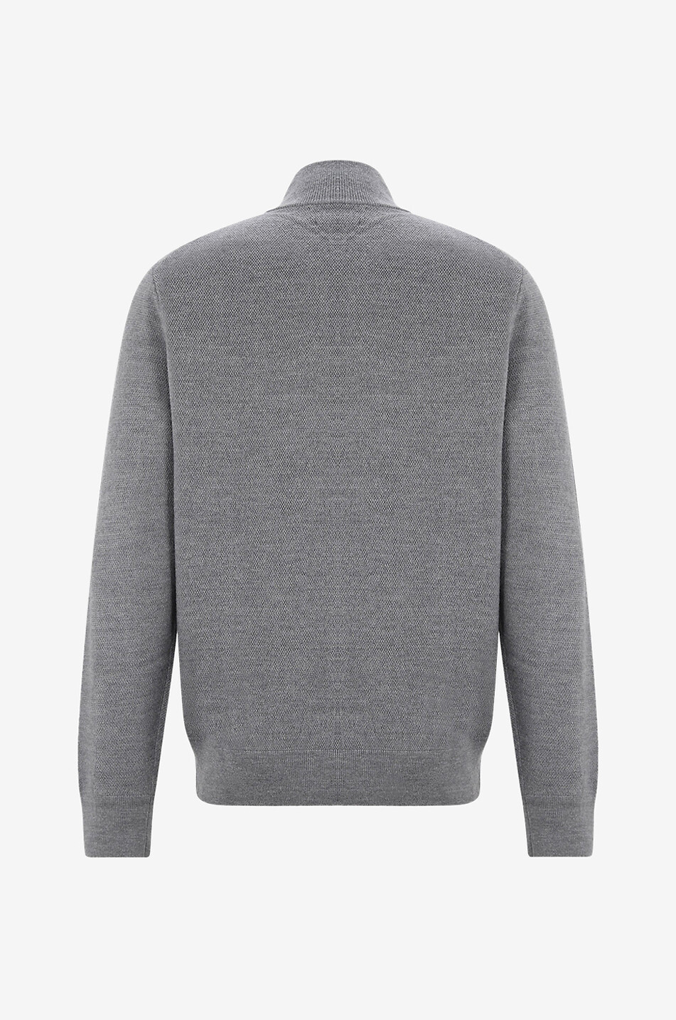 POLO RALPH LAUREN Pony fine washable wool quarter-zip jumper Men GREY 2