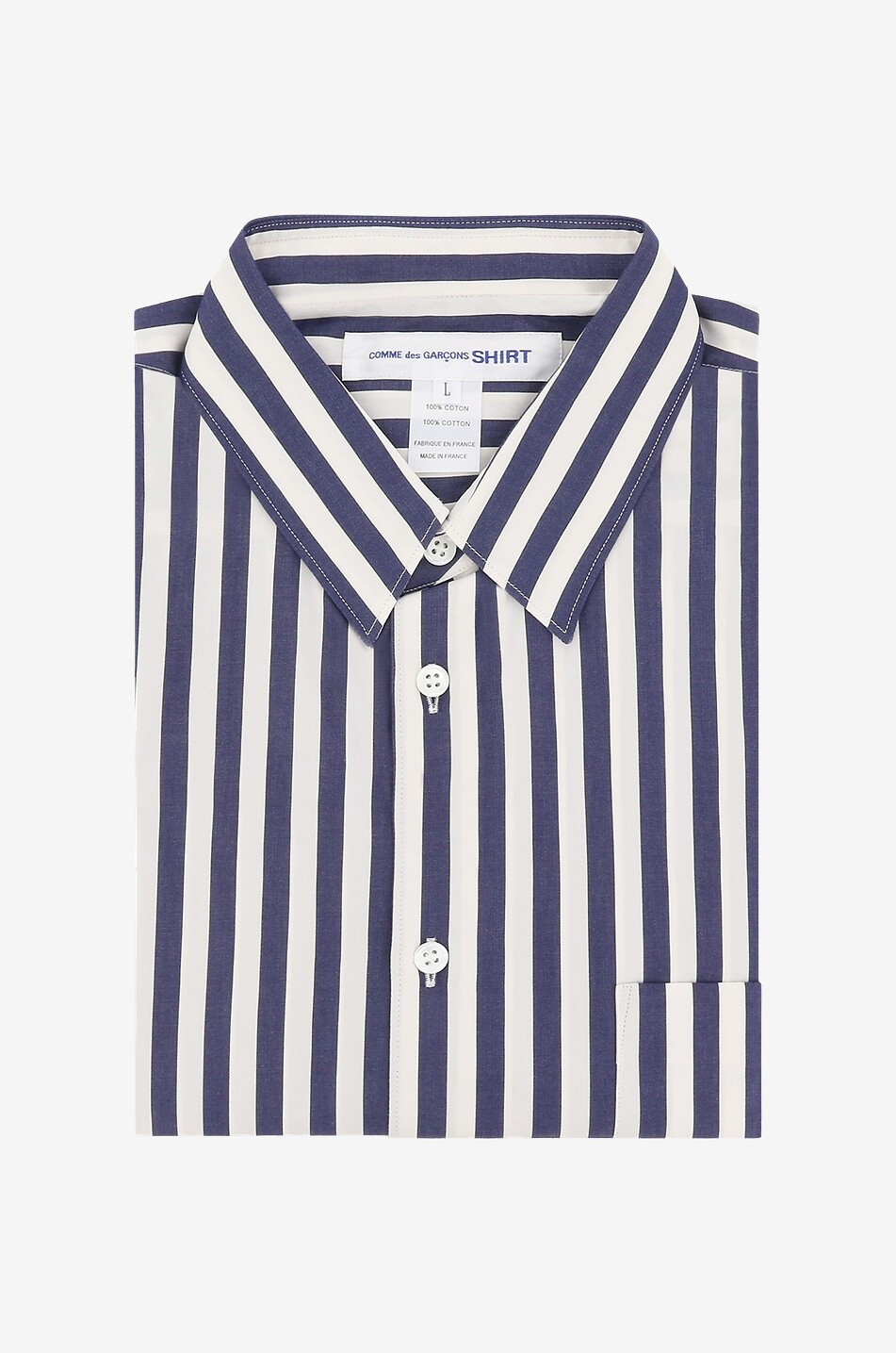 Chemise rayée à manches longues