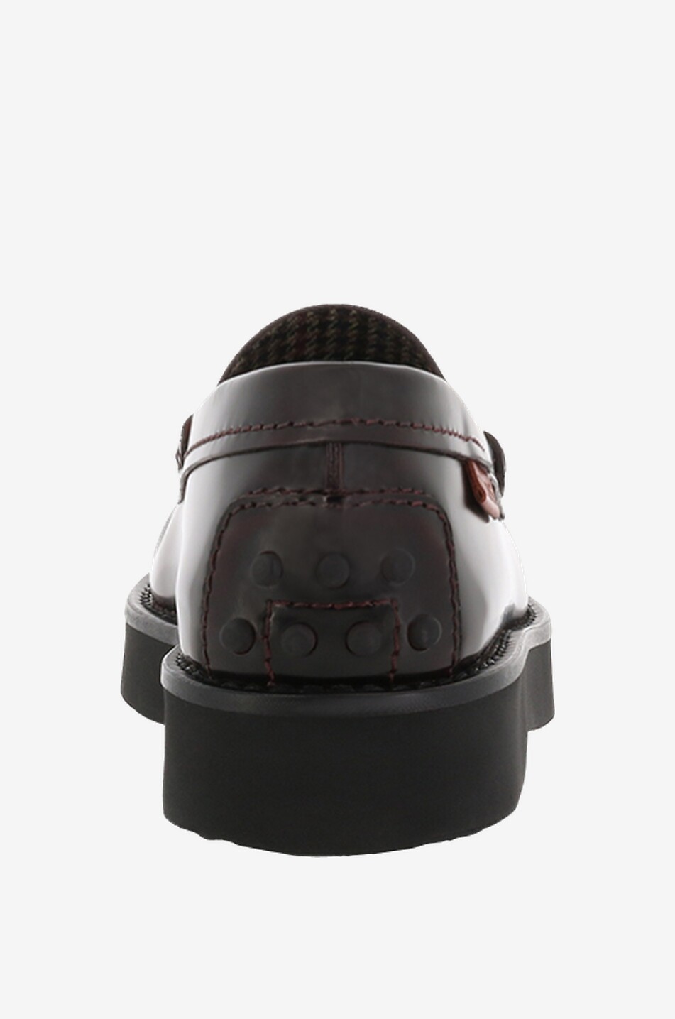 TOD'S Shiny platform loafers with Gommino detail Women DARK RED 4