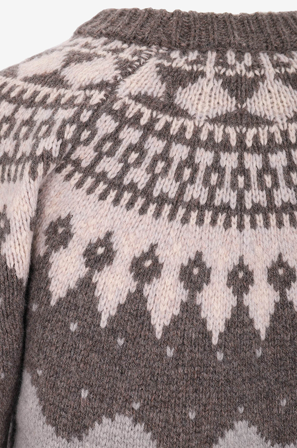 Pullover mit Rundhalsausschnitt aus Merinowolle Anja