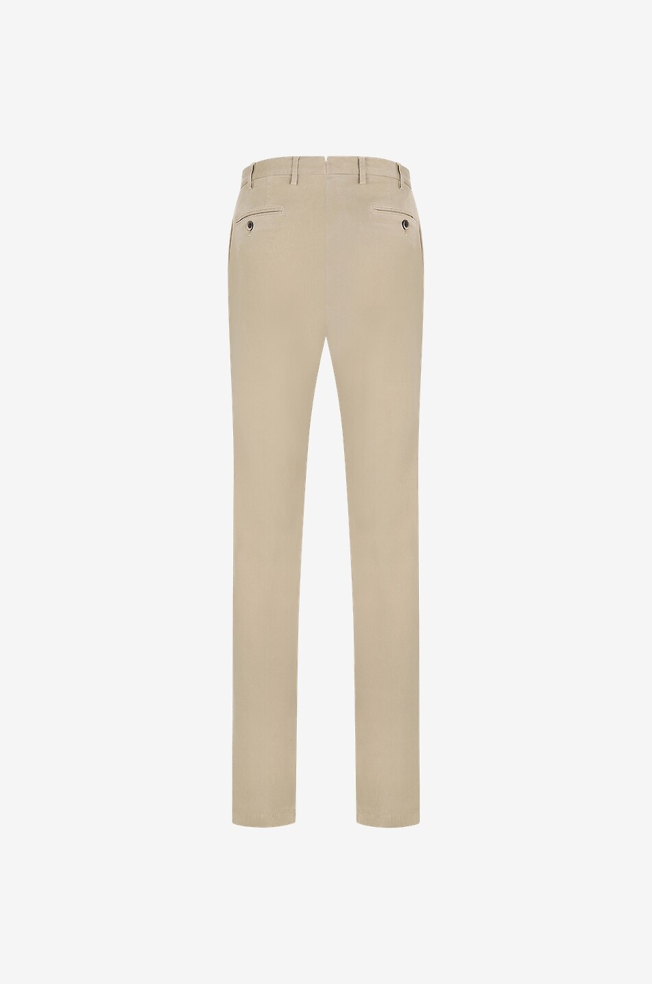 Samtige Slim-Fit-Chinohose City