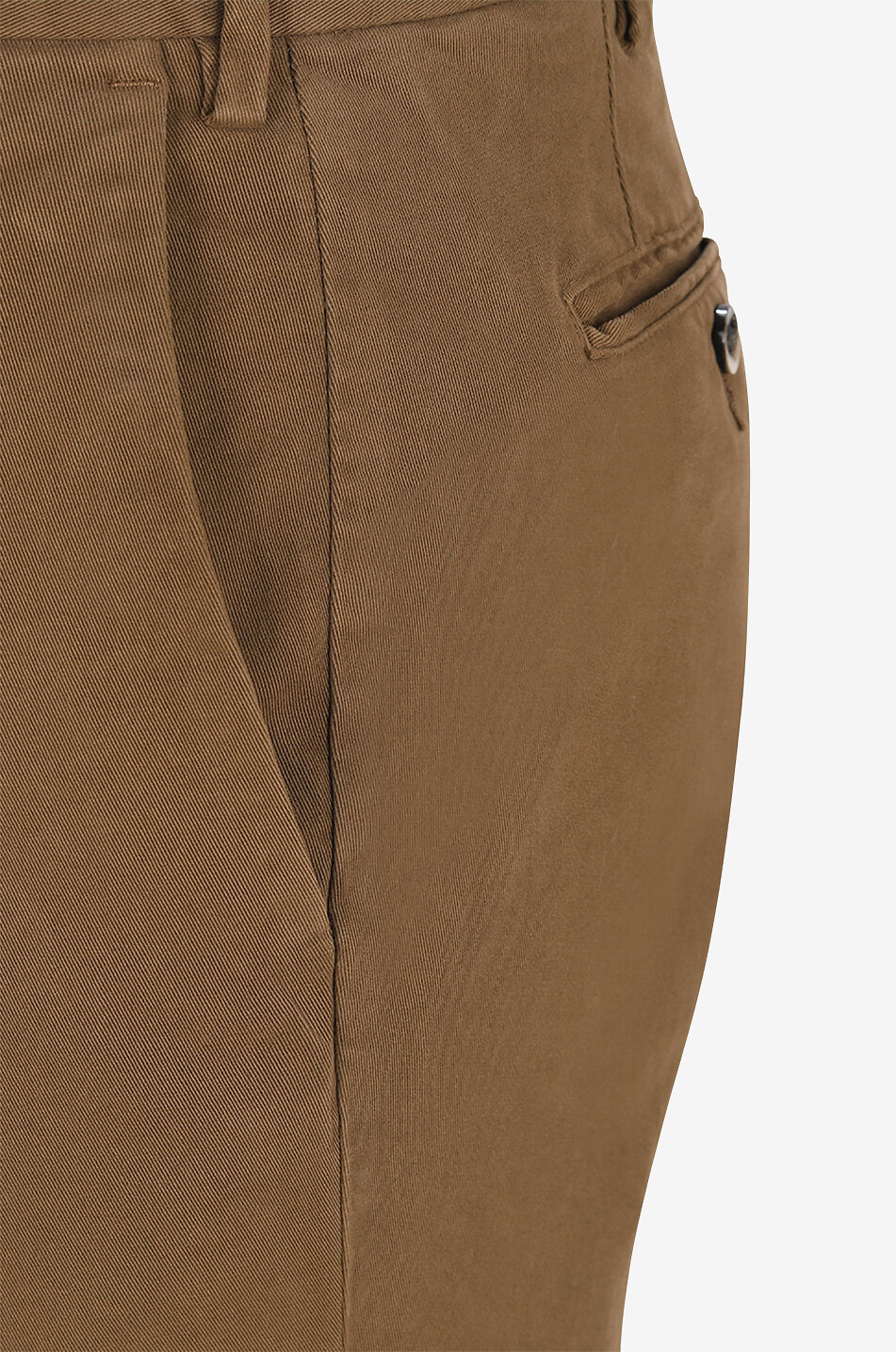 GERMANO Samtige Slim-Fit-Chinohose City Herren KHAKI 3