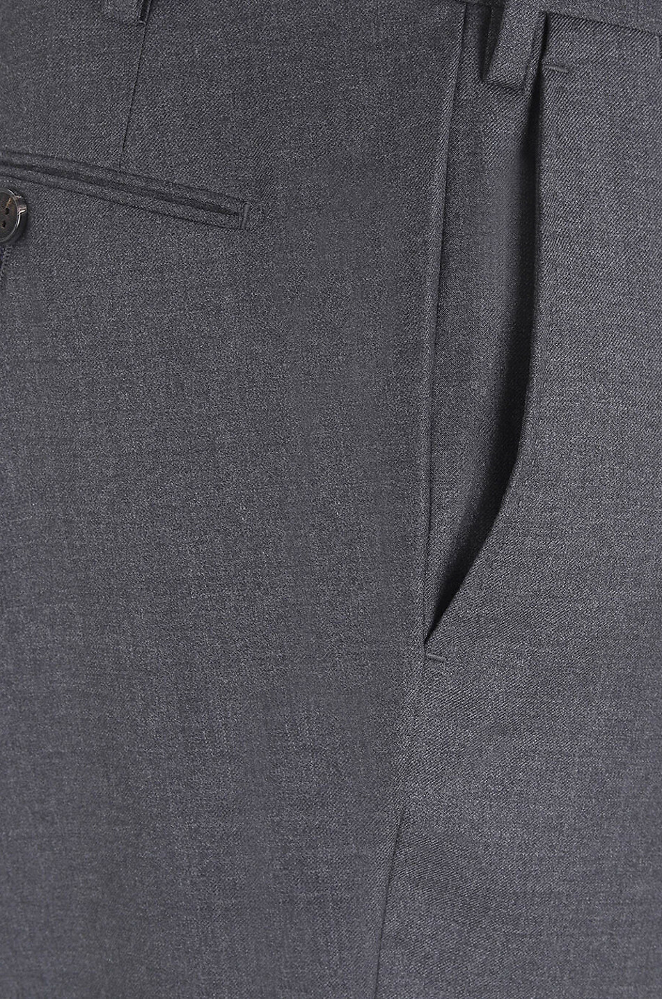 GERMANO Pantalon droit en laine vierge Homme GRIS MOYEN 3