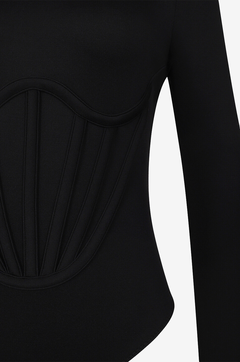 VERSACE Body à manches longues Femme NOIR 3