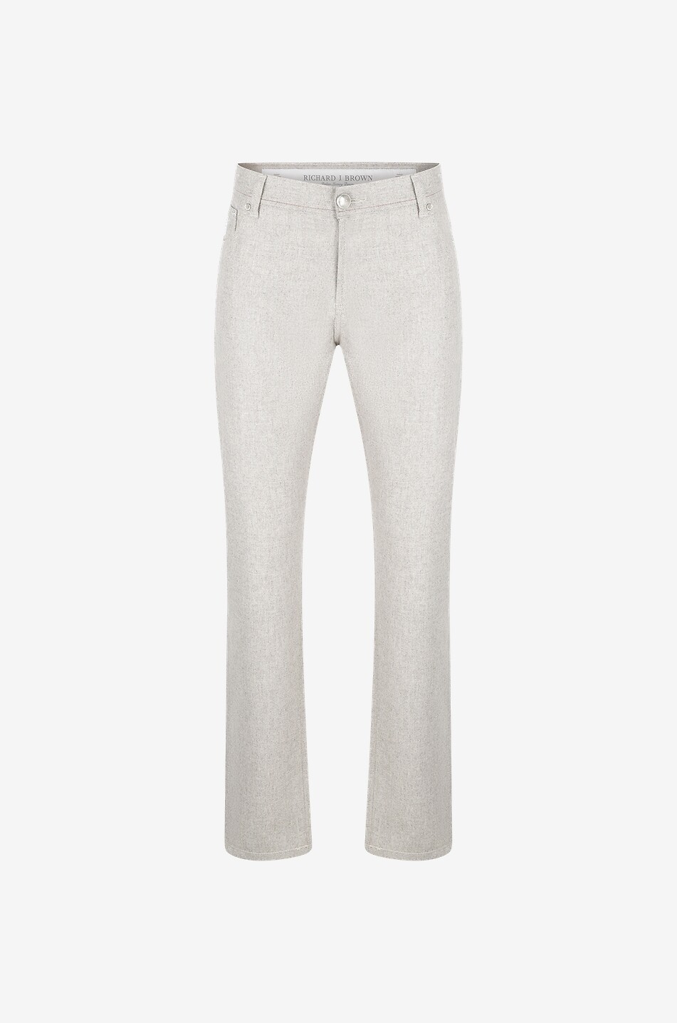 Jeans mit geradem Bein aus Schurwolle Milano