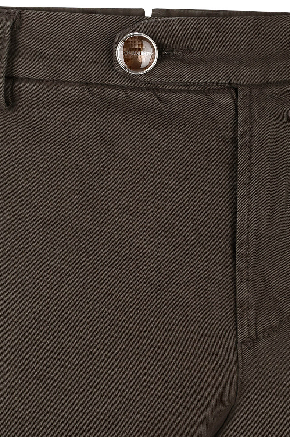 Pantalon slim en coton et cachemire Singapore