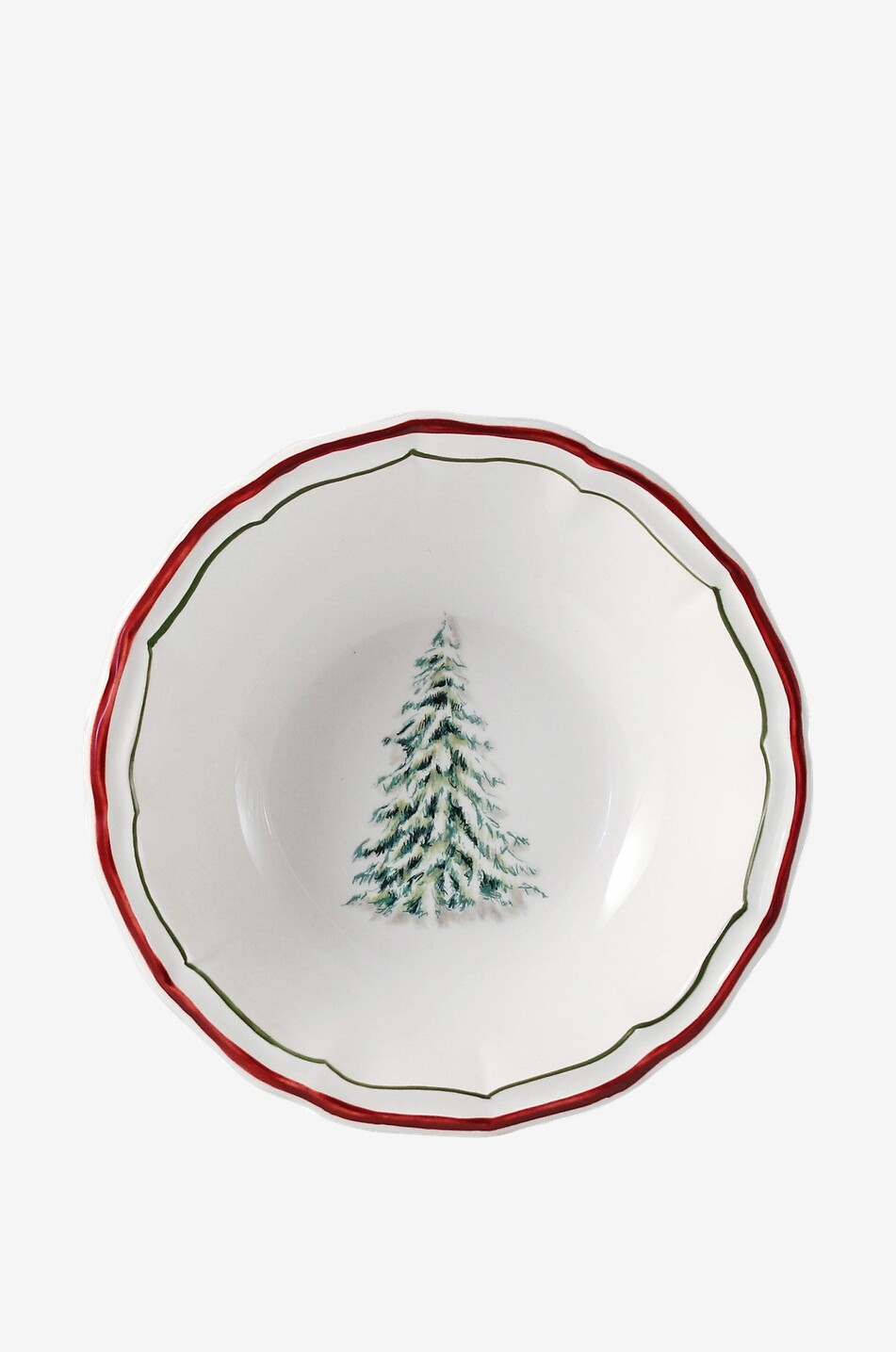 FAIENCERIES DE GIEN Coffret de 4 coupes Filet Noël Maison MULTICOLORE 1