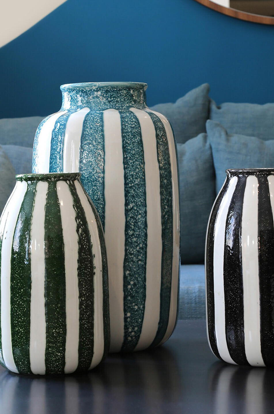 MAISON SARAH LAVOINE Vase en céramique Riviera - H36 Maison VERT 3